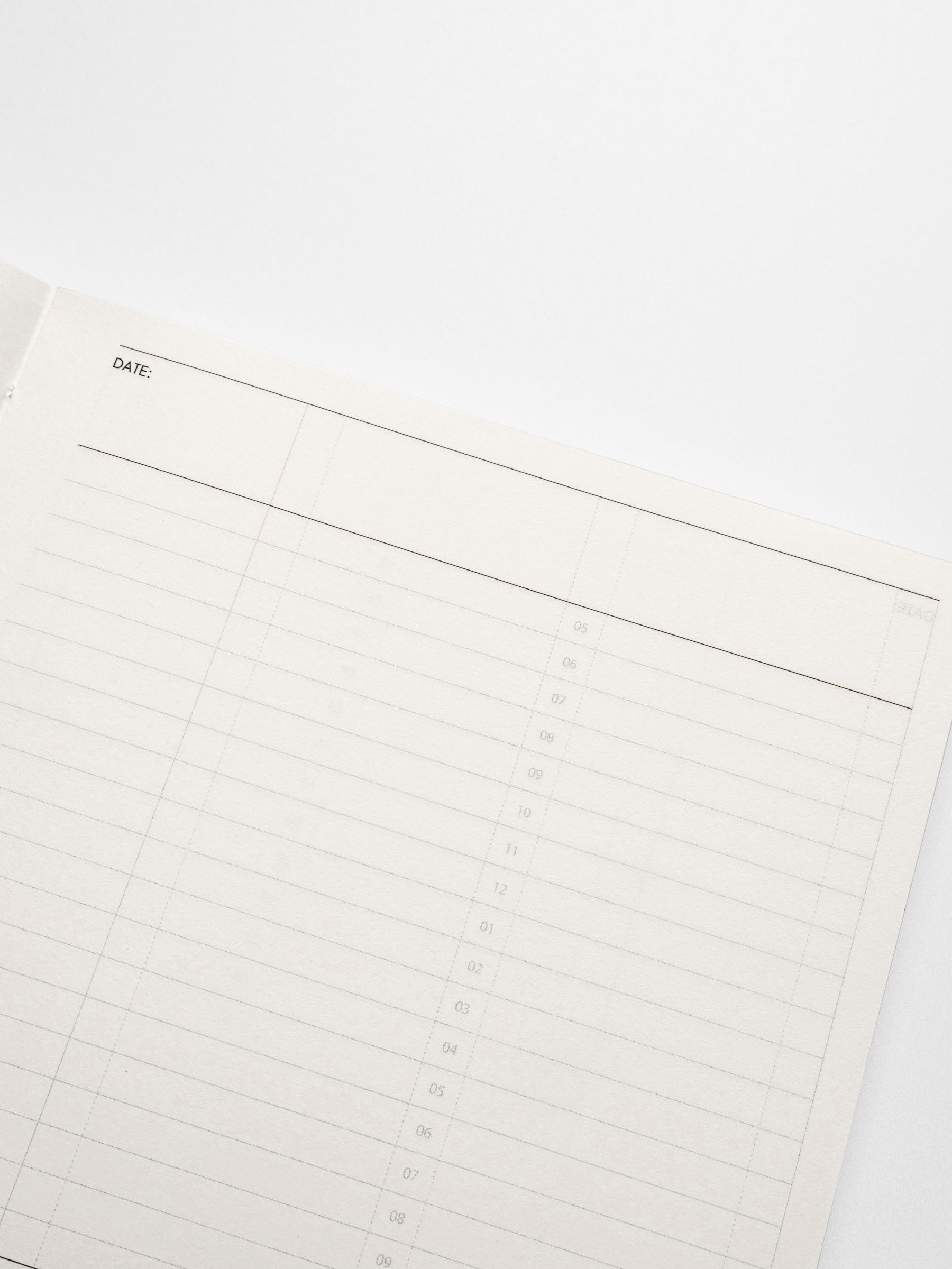 A5 notebook displayed on a neutral background.