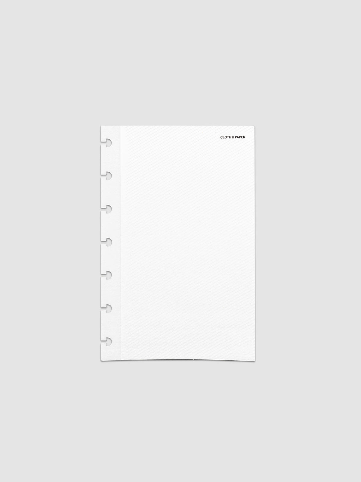 Folded Collage Planner Dashboard, HP Mini 7-Disc Punch, front view of the closed dashboard alone