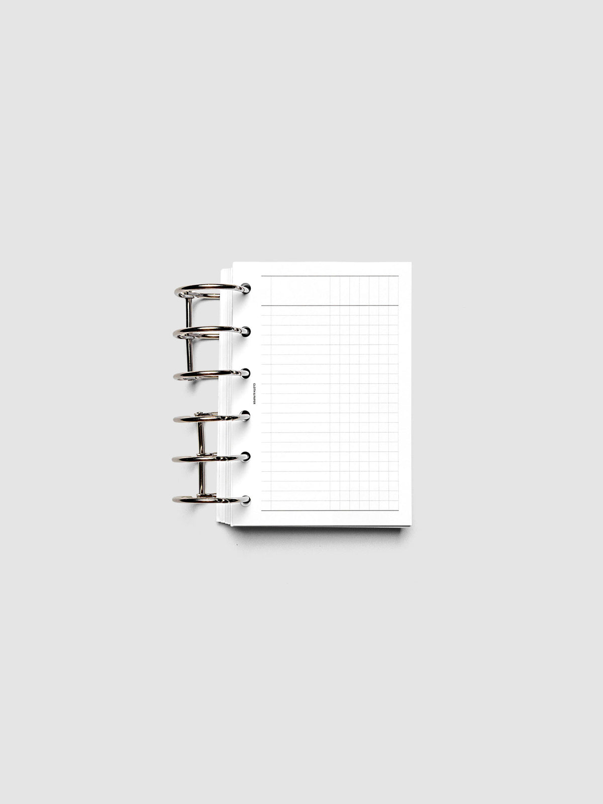 Inbox Sorting Planner Inserts shown pre-punched for 6-Ring Pocket planners.