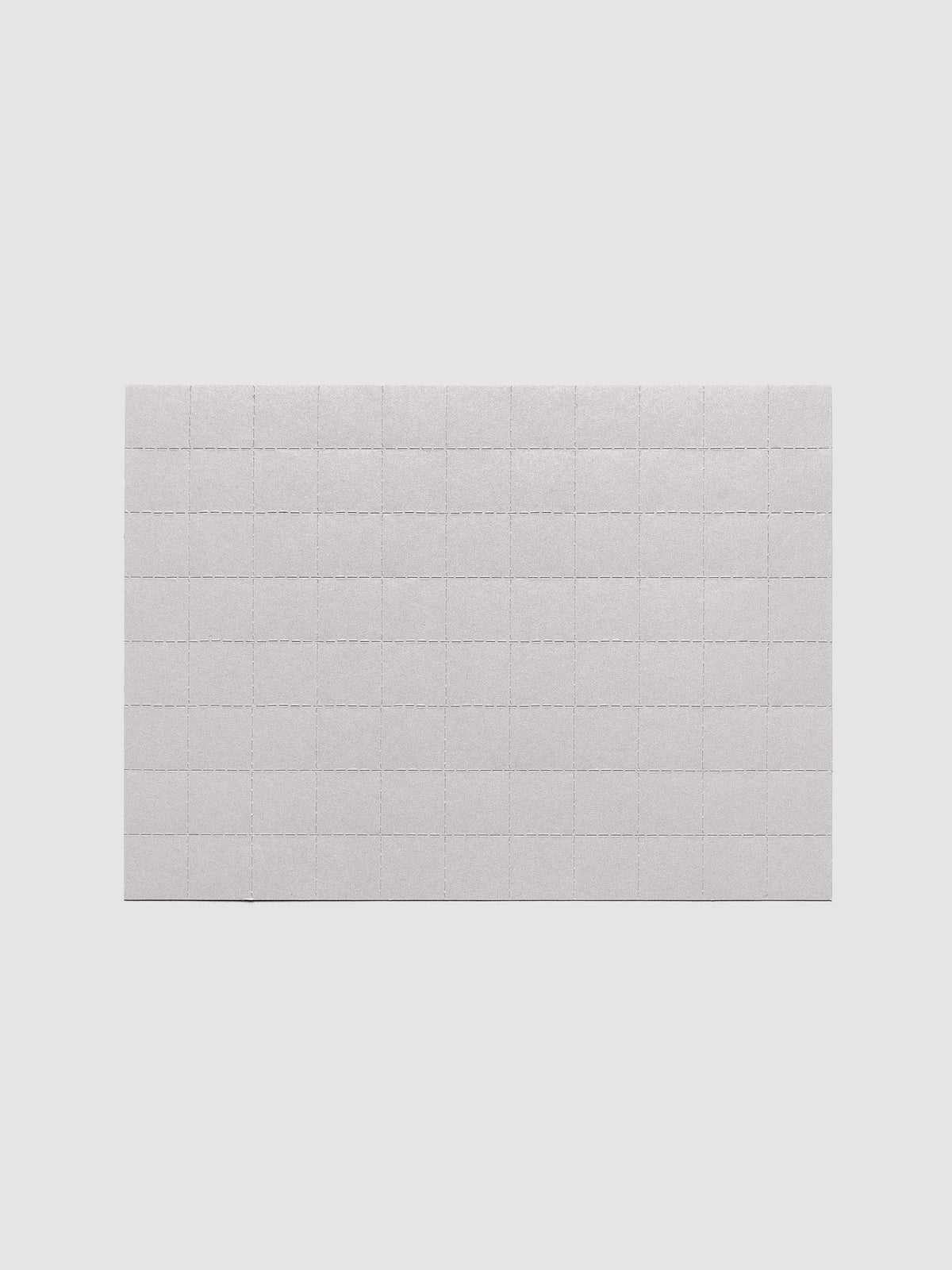 One sheet of grey tear-off stickers