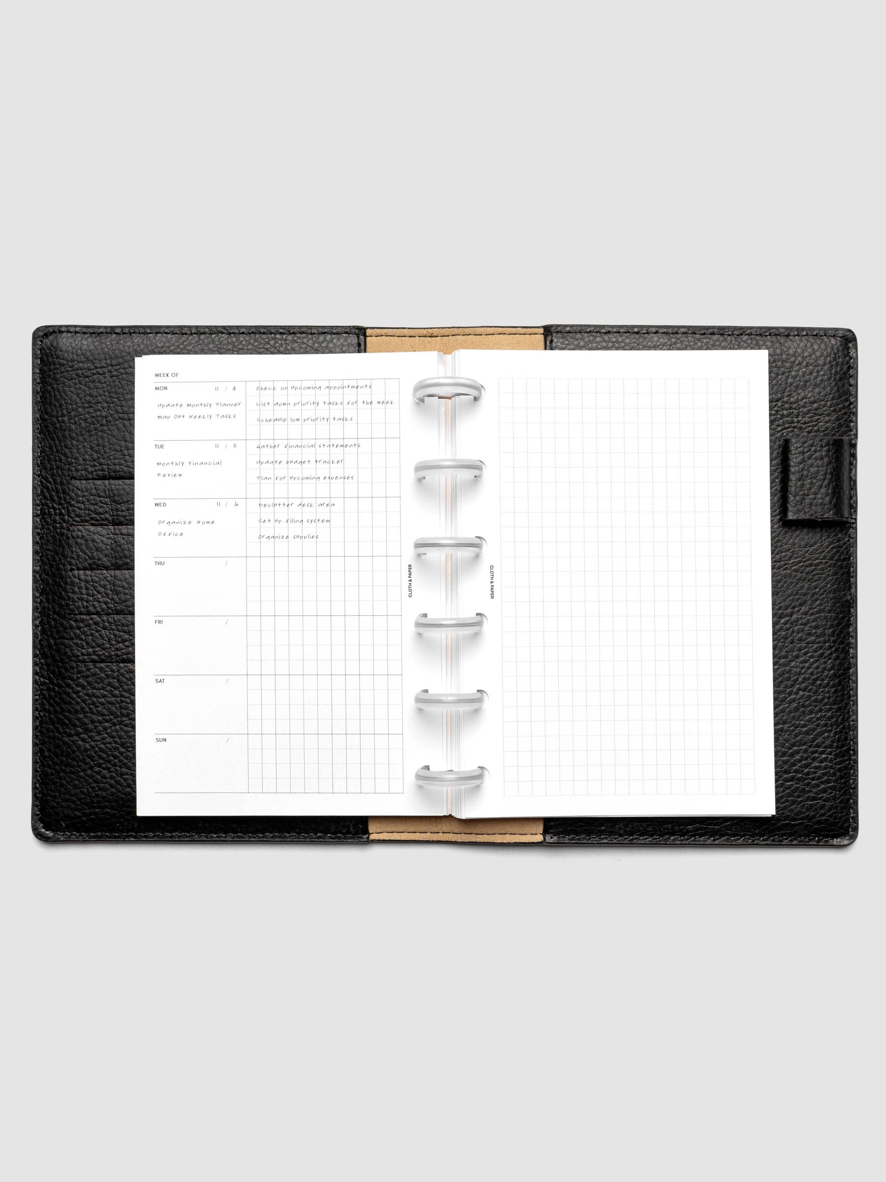 Weekly Graph Inserts in size CP Petite shown discbound.