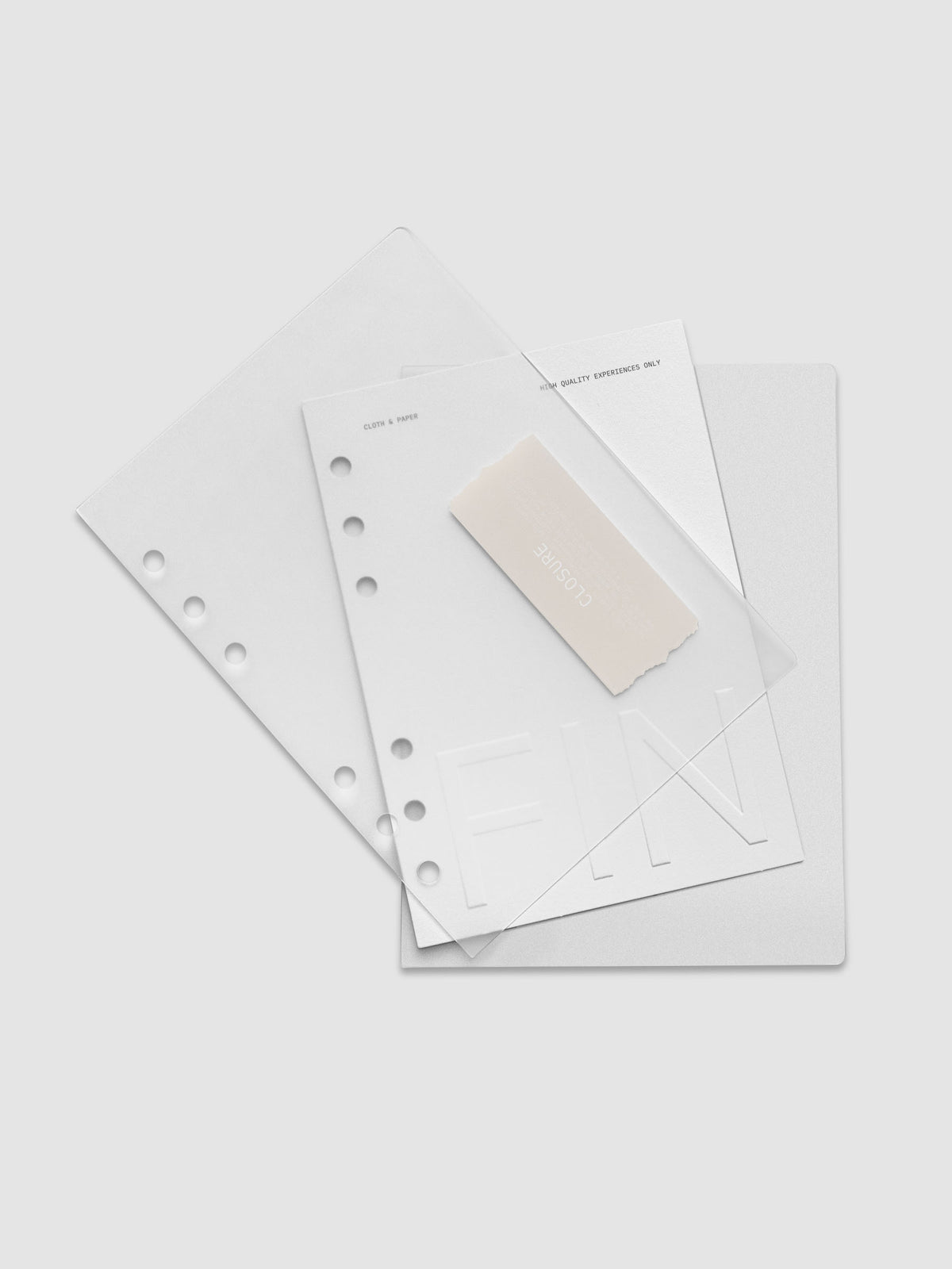 Closure Planner Dashboard + Cover Set in size Personal Wide shown offset.