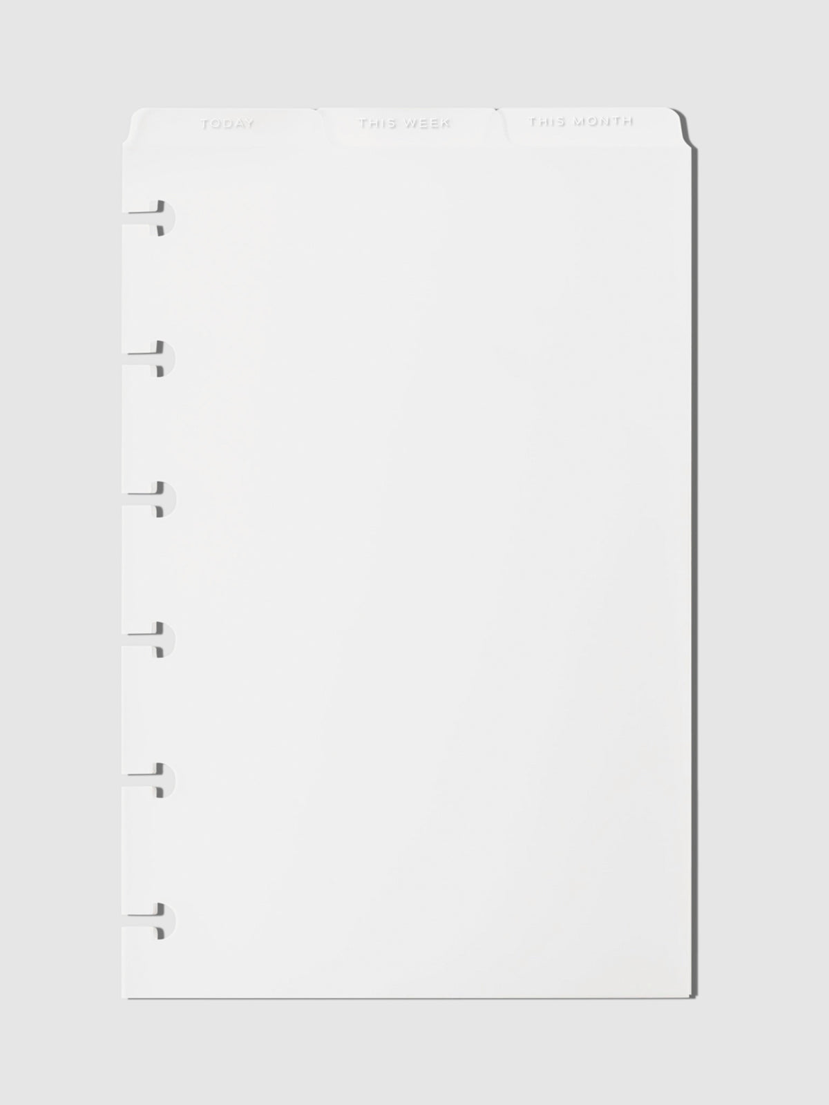 White foil dividers displayed on a neutral background.