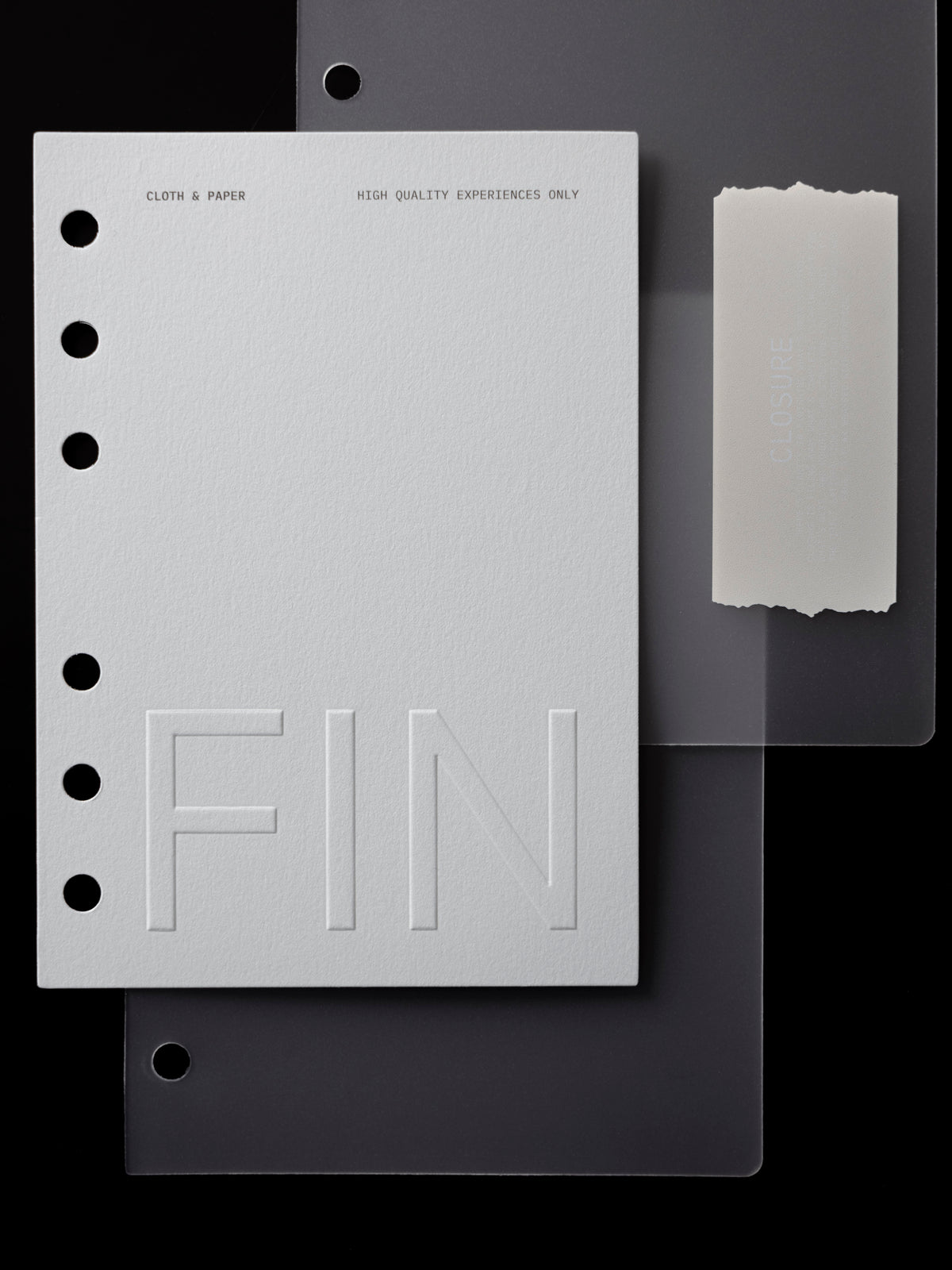 Closure Planner Dashboard + Cover Set against a black background.