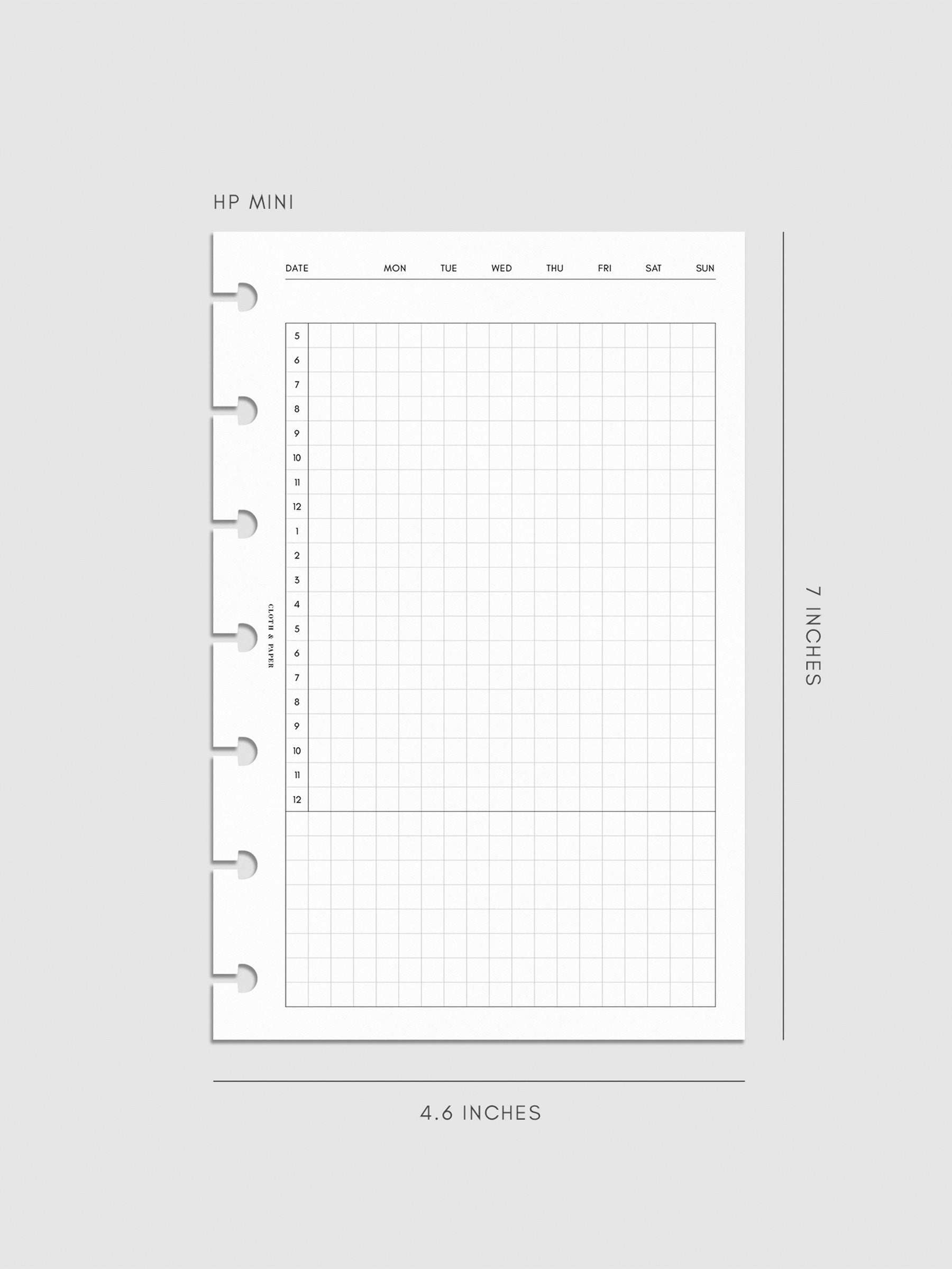 Digital mockup of insert in HP Mini.