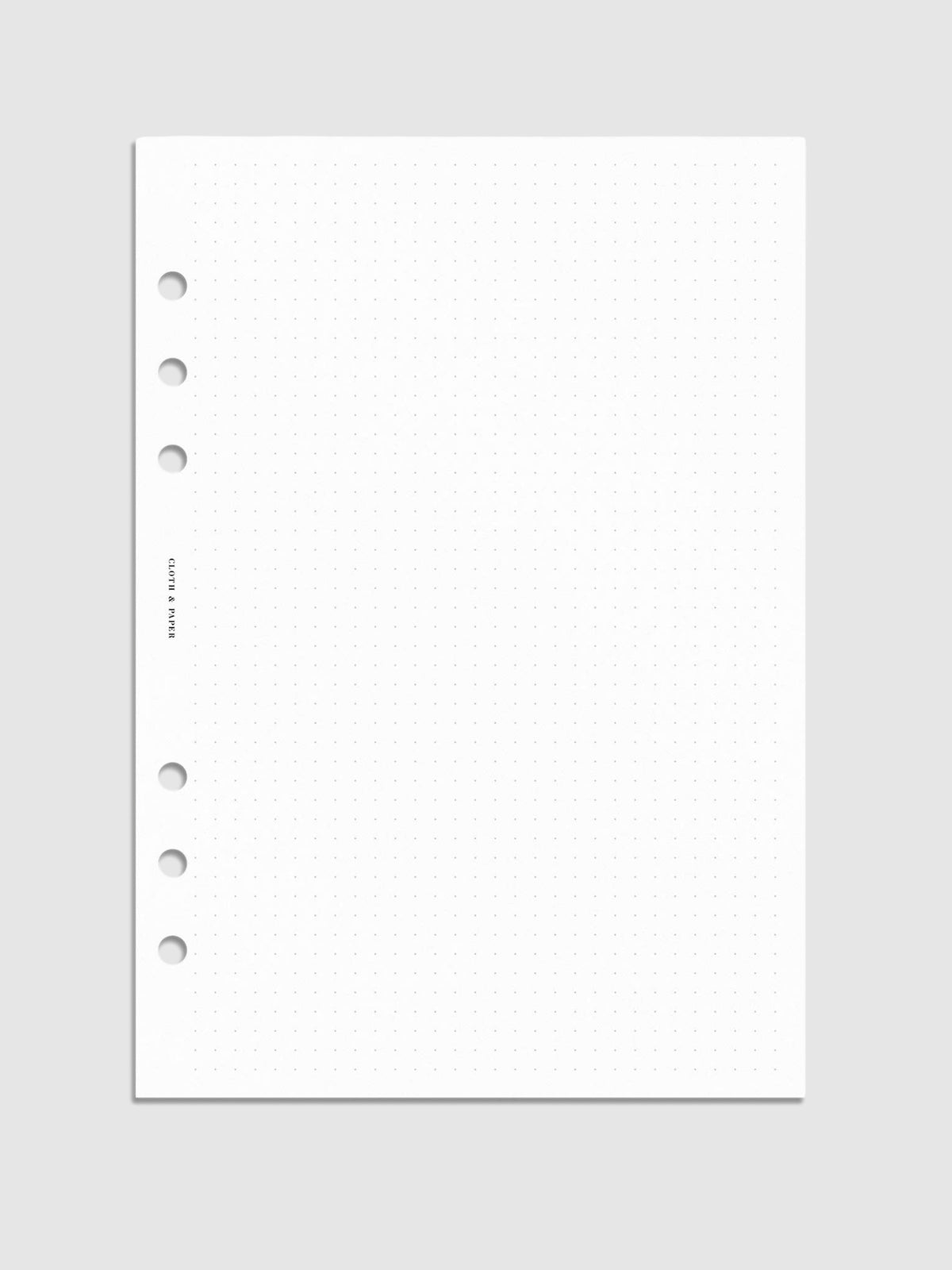 Digital mockup of insert in A5.