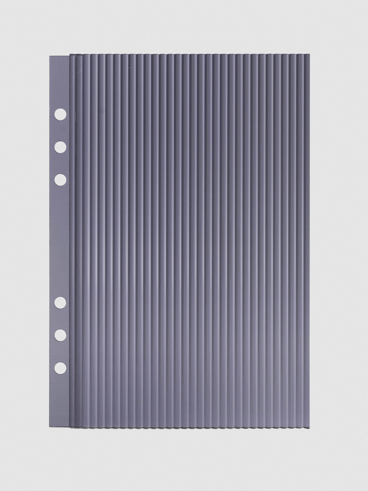Fluted Dashboard, Tinted, Cloth and Paper. Dashboard displayed on a neutral background. Size shown is A5.