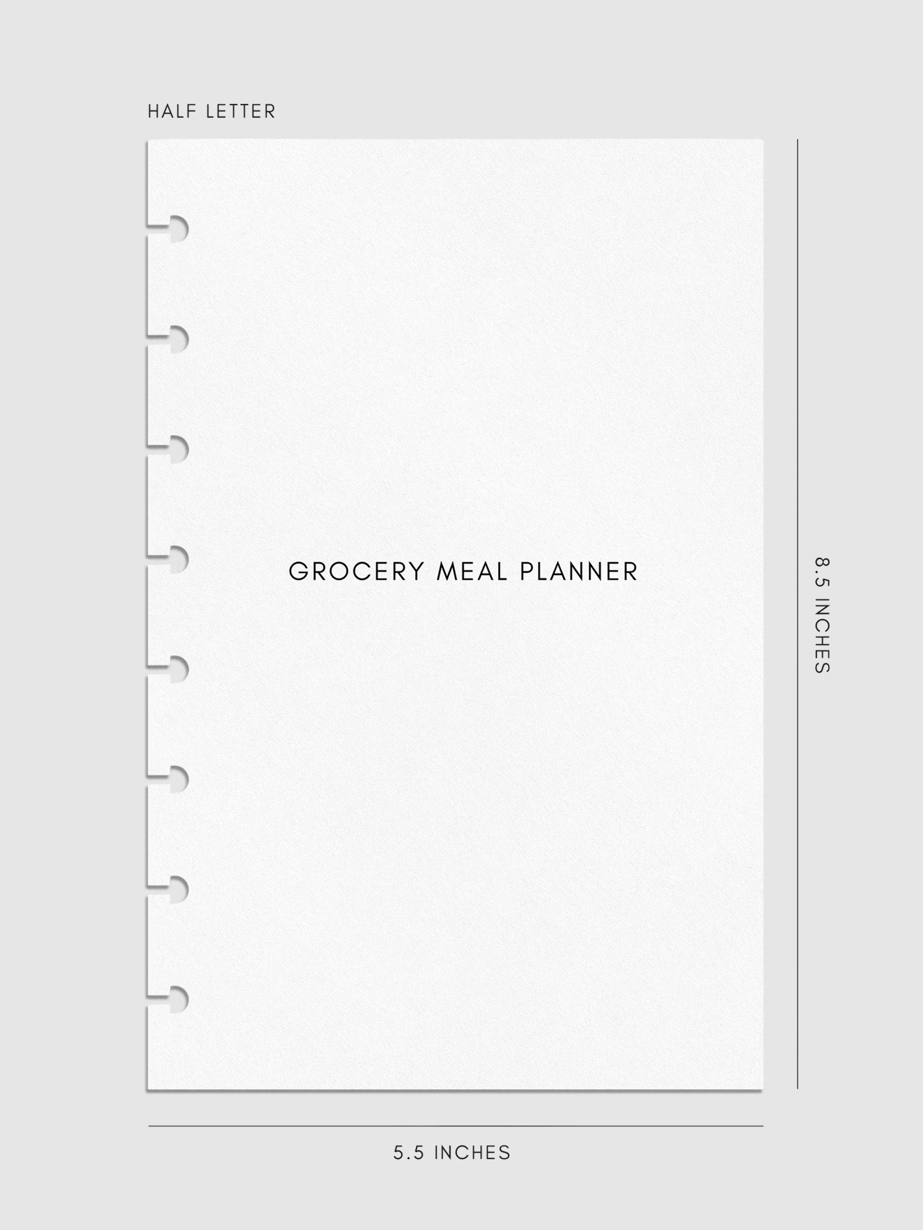 Digital mockup of insert cover page in Half Letter sizing.