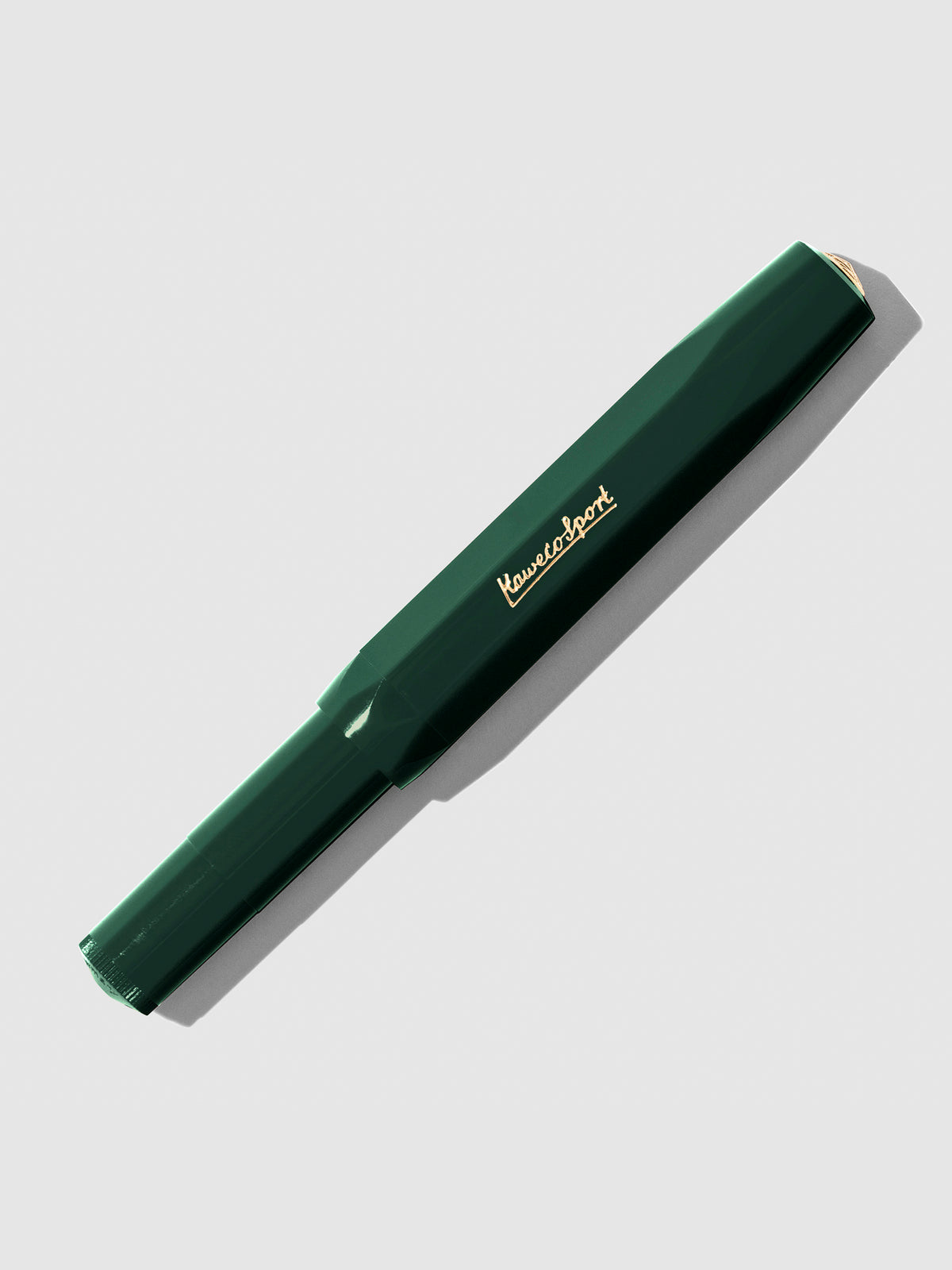 Dark Green Extra Fine Nib pen displayed with cap on a neutral background.