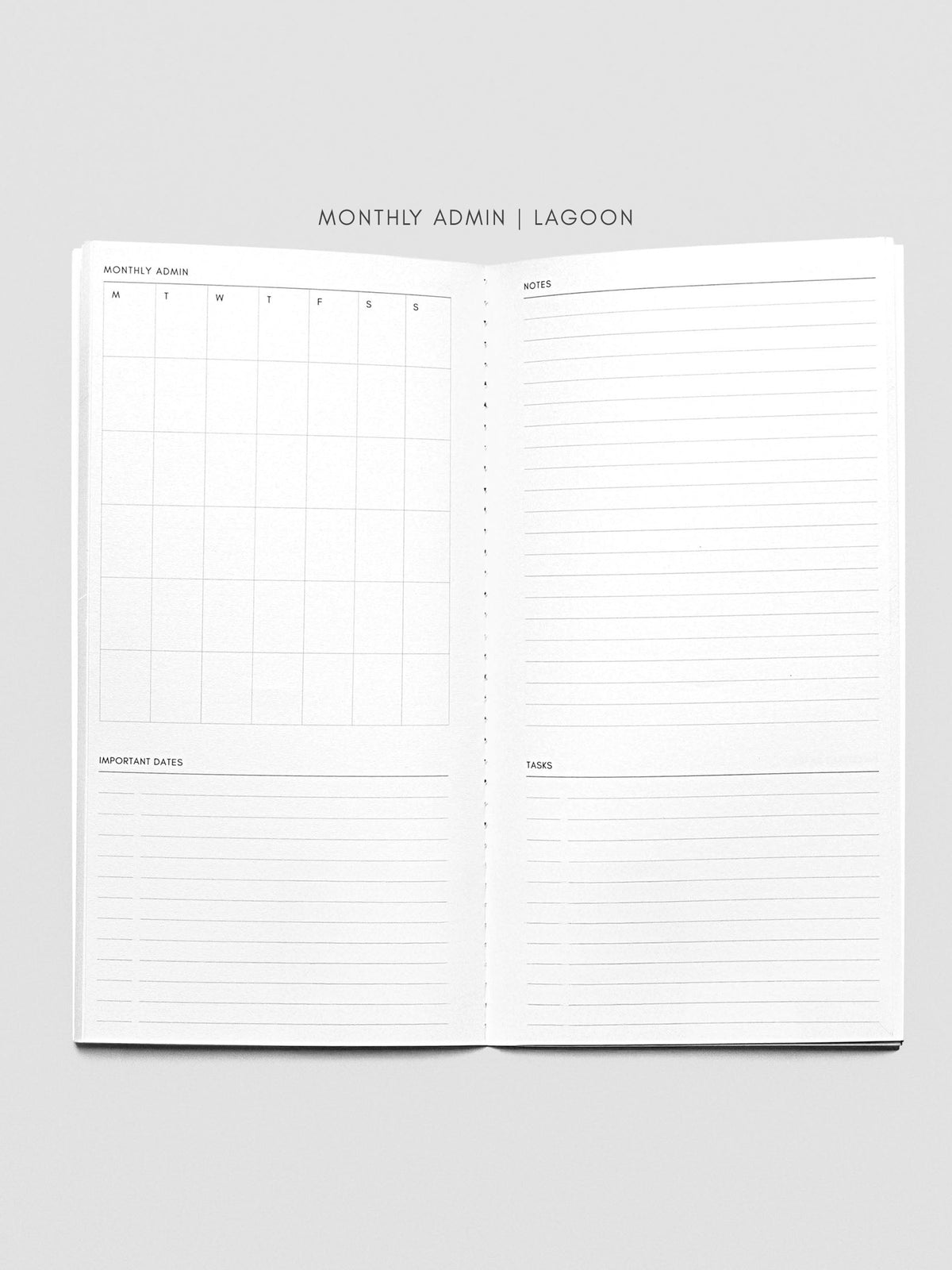 Monthly Admin | Lagoon