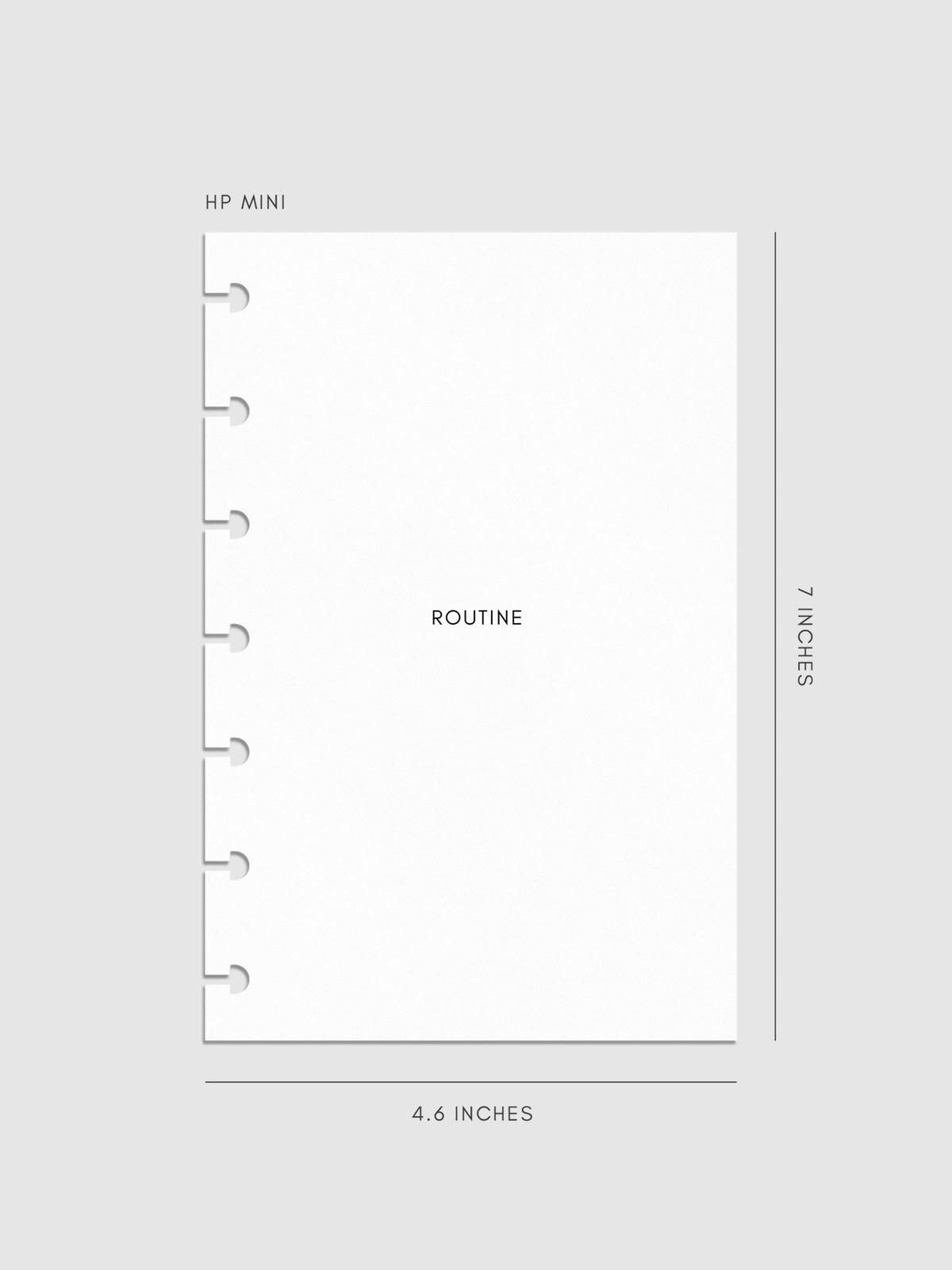 Digital mockup of insert in HP Mini sizing.