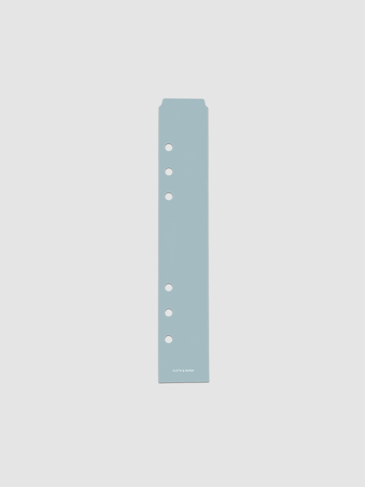 Smoked Salt (light blue) Narrow Page Marker for A5 ringbound planners.