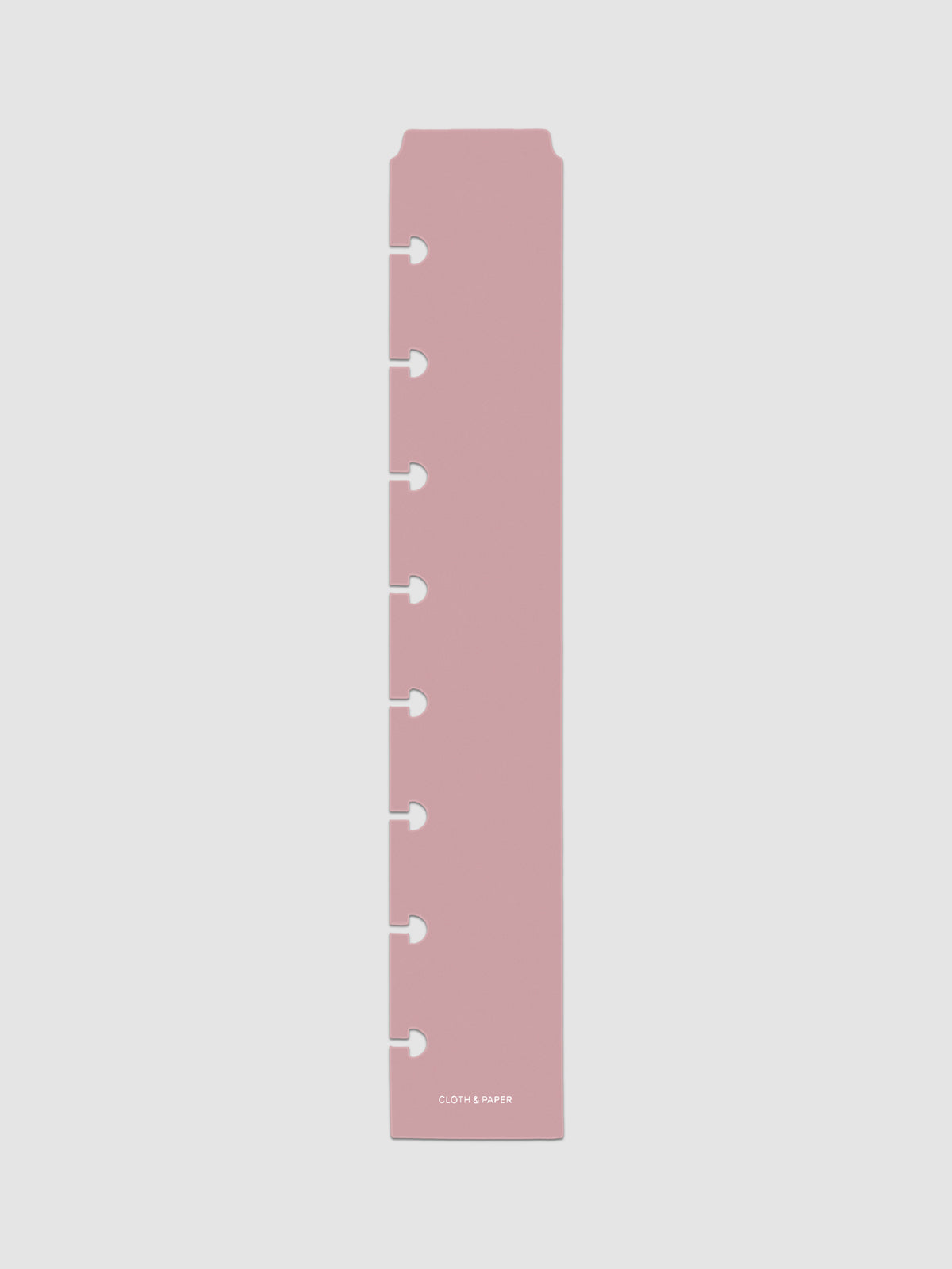 Fig Milk (light pink) Narrow Page Marker for Half Letter planners.