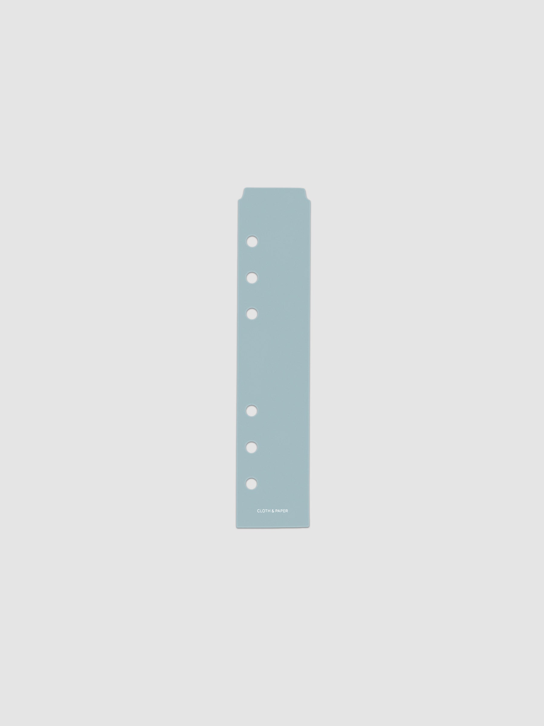 Smoked Salt (light blue) Narrow Page Marker for Personal and Personal Wide planners.