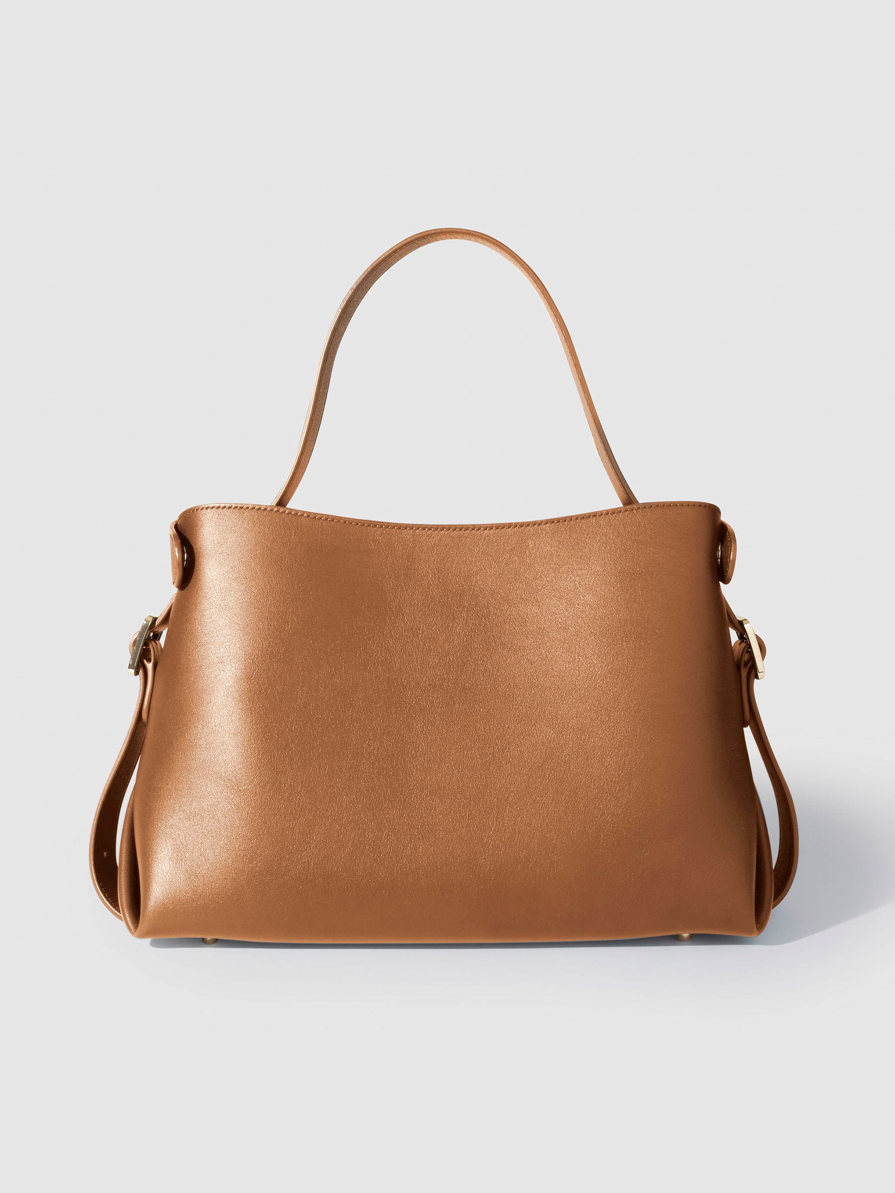 Leather bag displayed on a neutral background. Color shown is Alhambra.