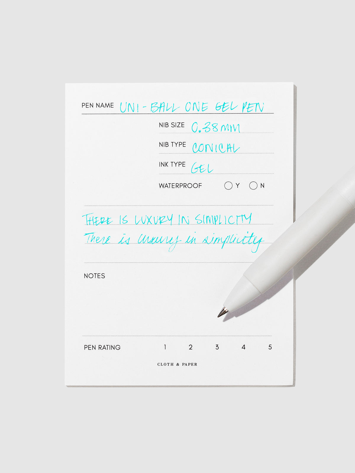 Pen tilted slightly to the right on a neutral background. Color pictured is Neon Green.