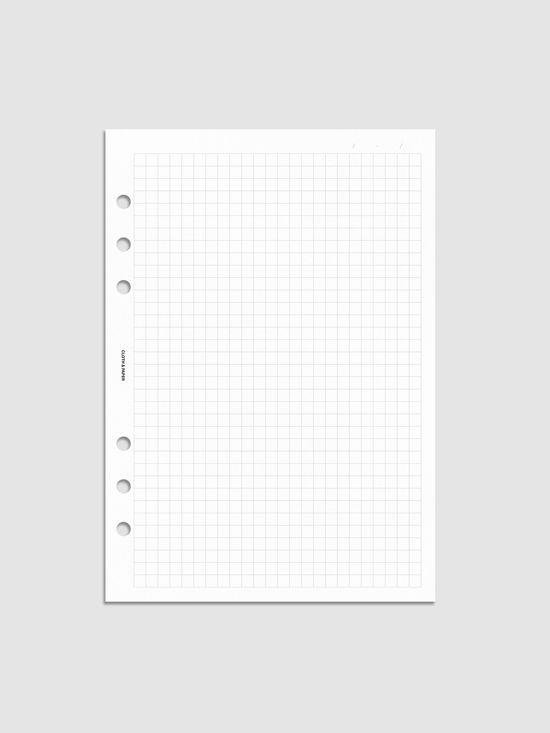 Weekly Graph Inserts graph style layout.