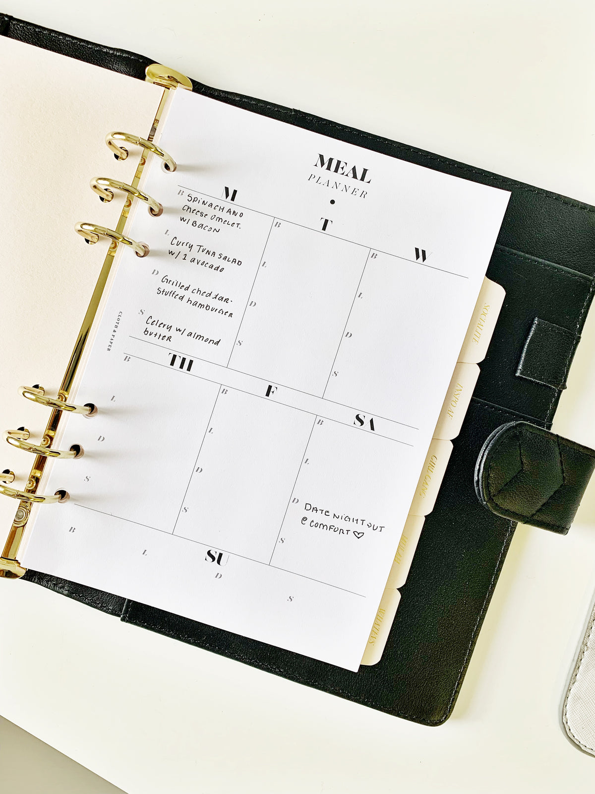 Keto Meal Plan & Grocery Lists for Your Planner