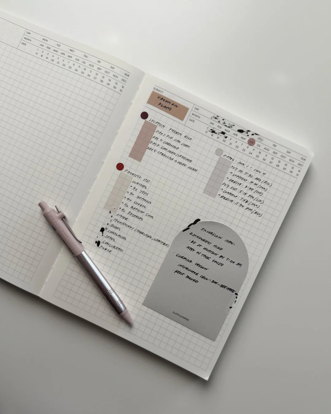 HP Classic Perfect Bound Notebooks | Cloth & Paper