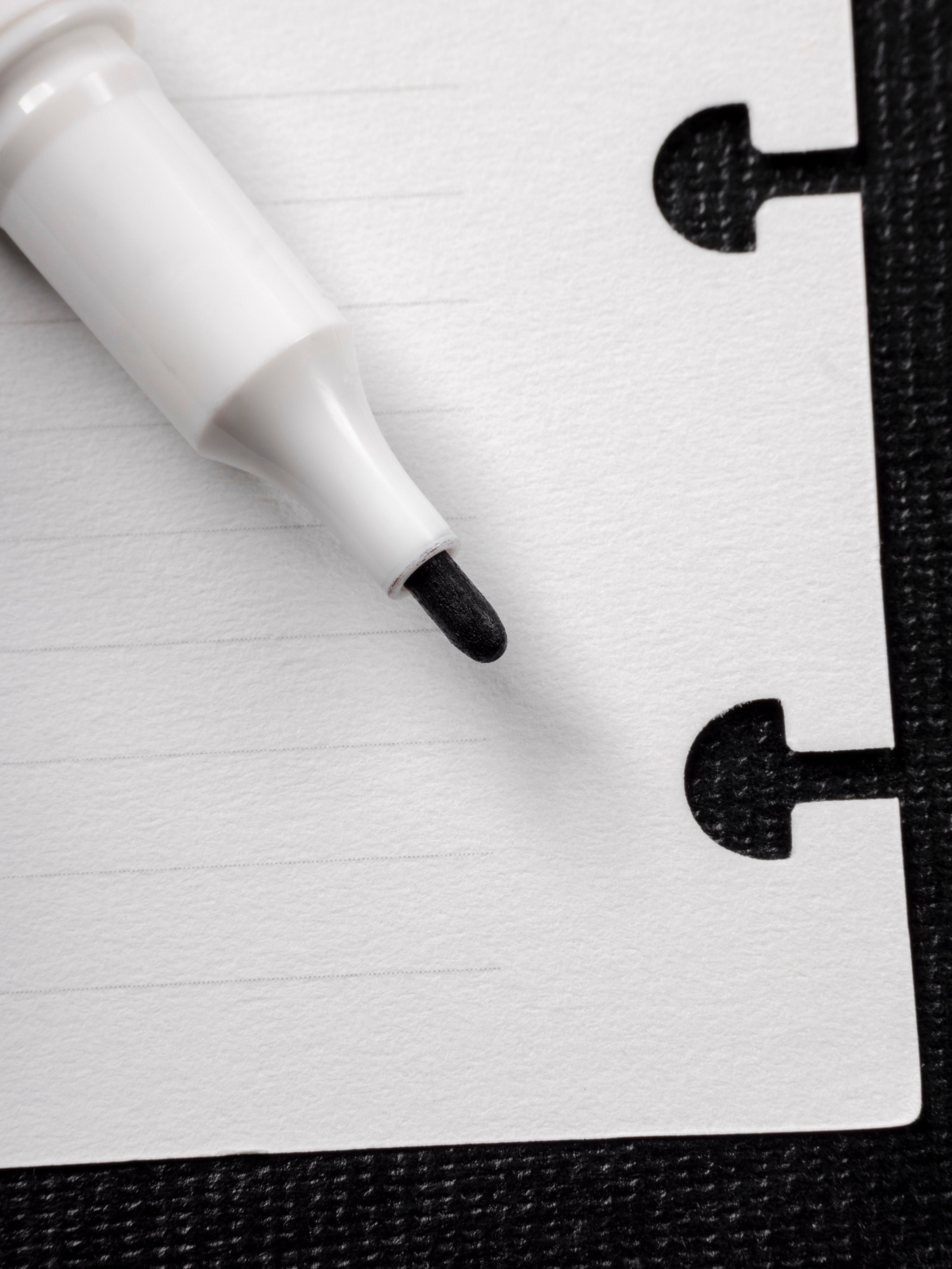 Close up of the Zebra Mildliner Dual-Tip Fineliner fine tip
