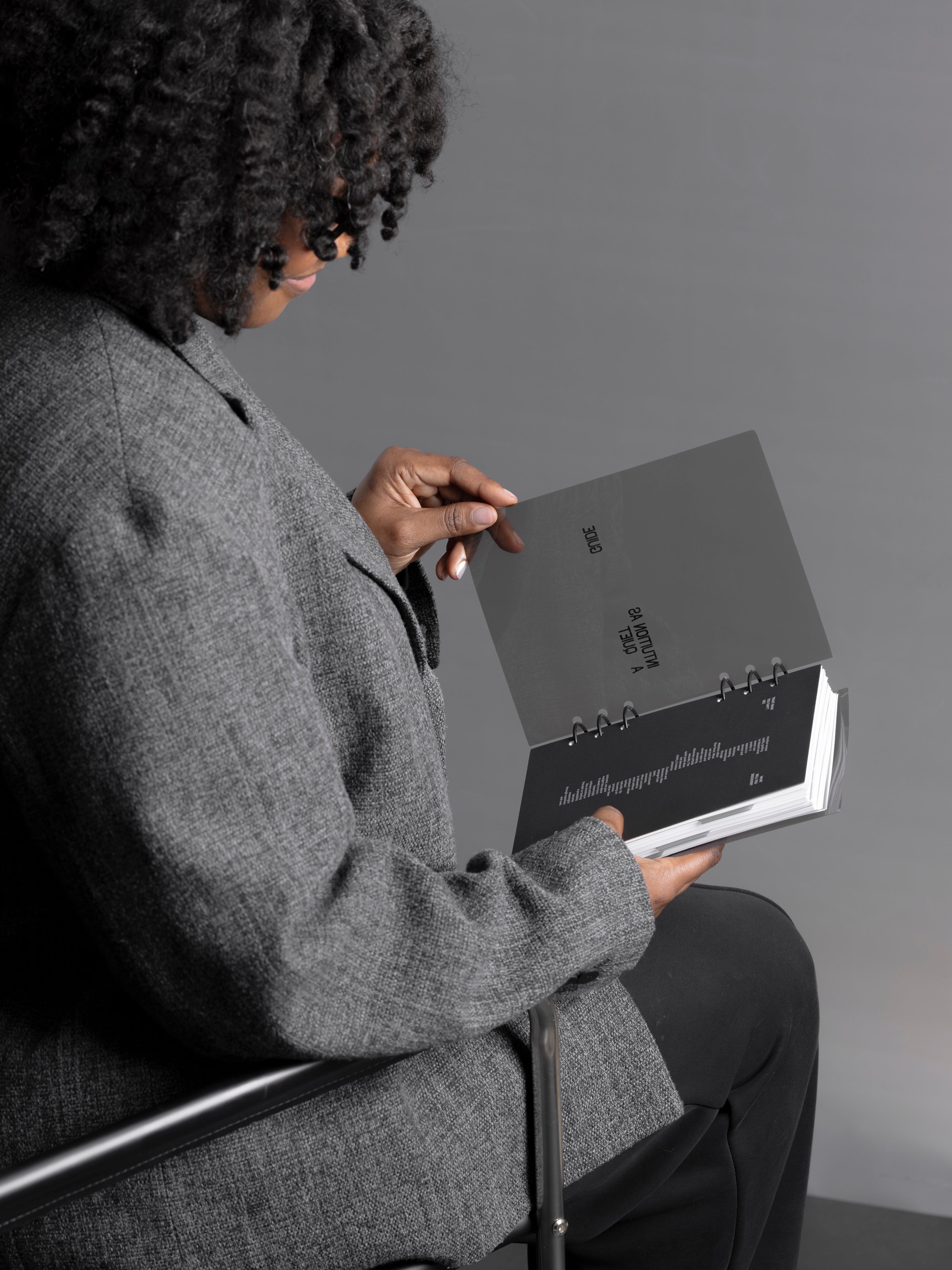 Intuition Ultra Thin Planner Cover + Dashboard Set shown in use