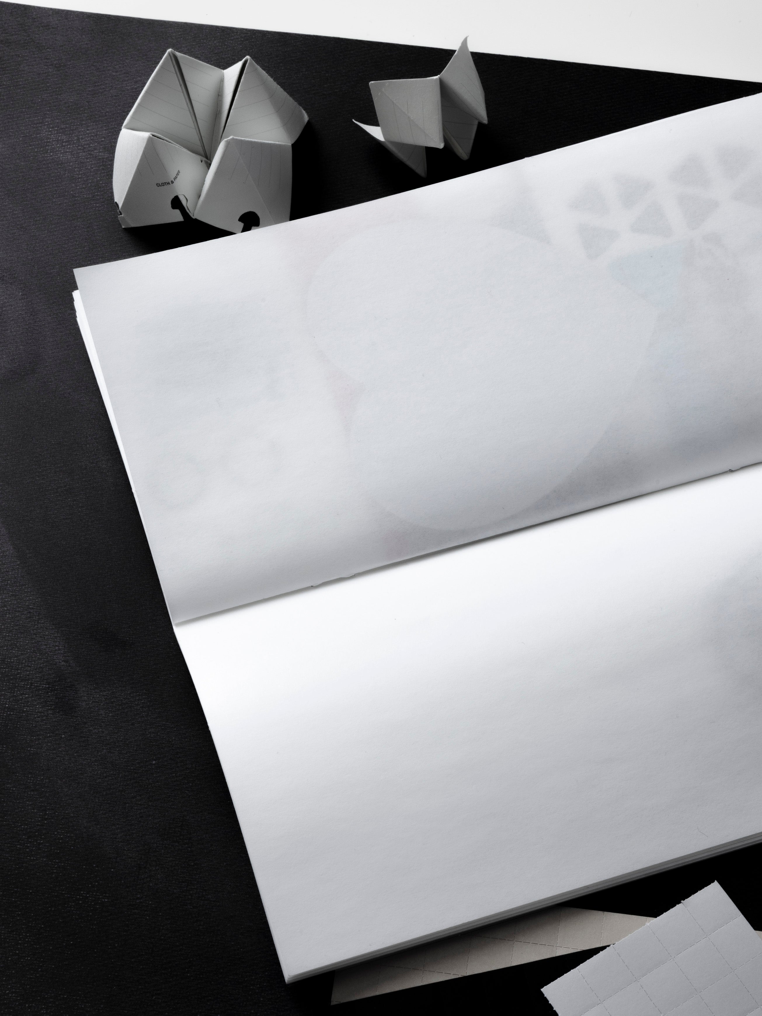Release Paper Travel Notebook Insert shown in size A5 Slim with white cover.