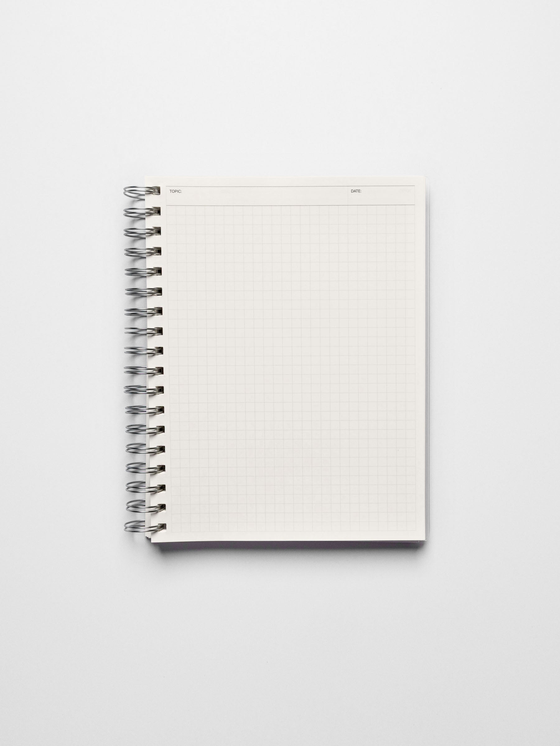 HP Classic notebook displayed on a neutral background.