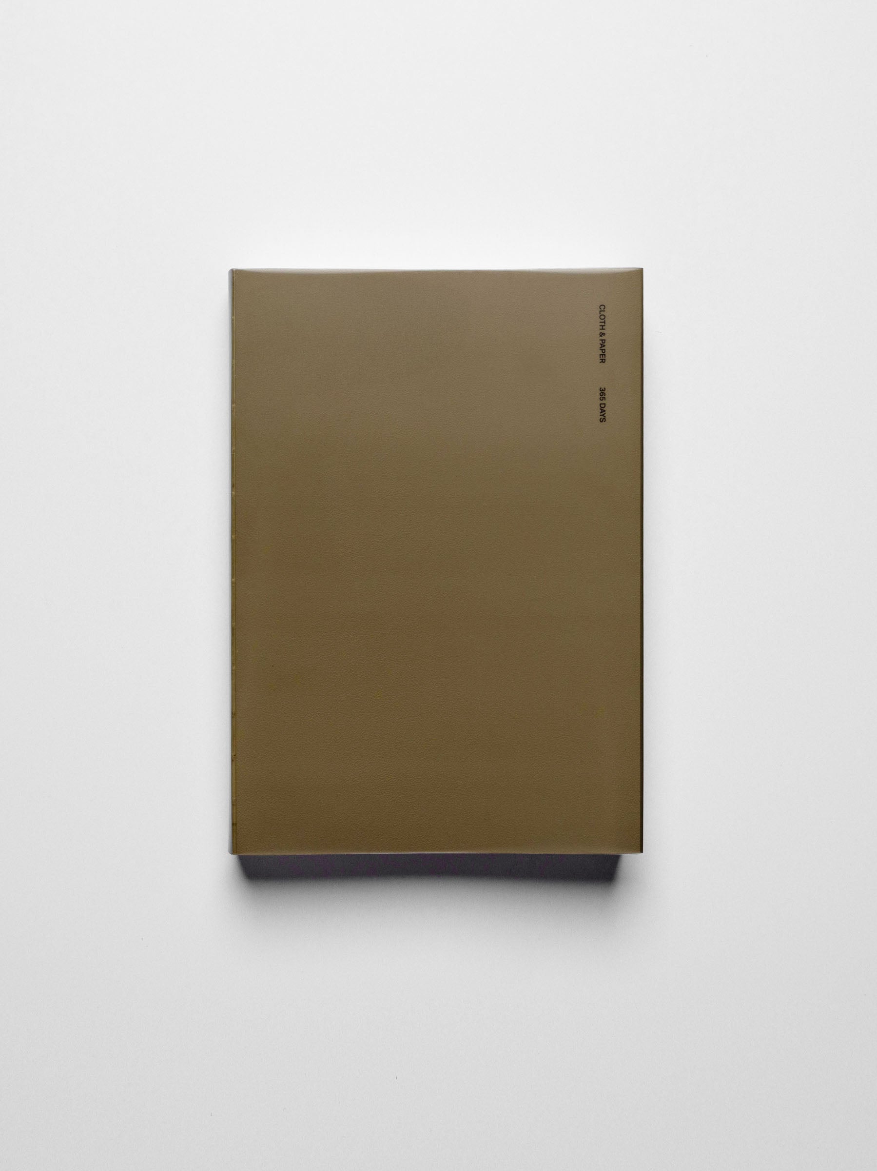A5 notebook displayed on a neutral background.