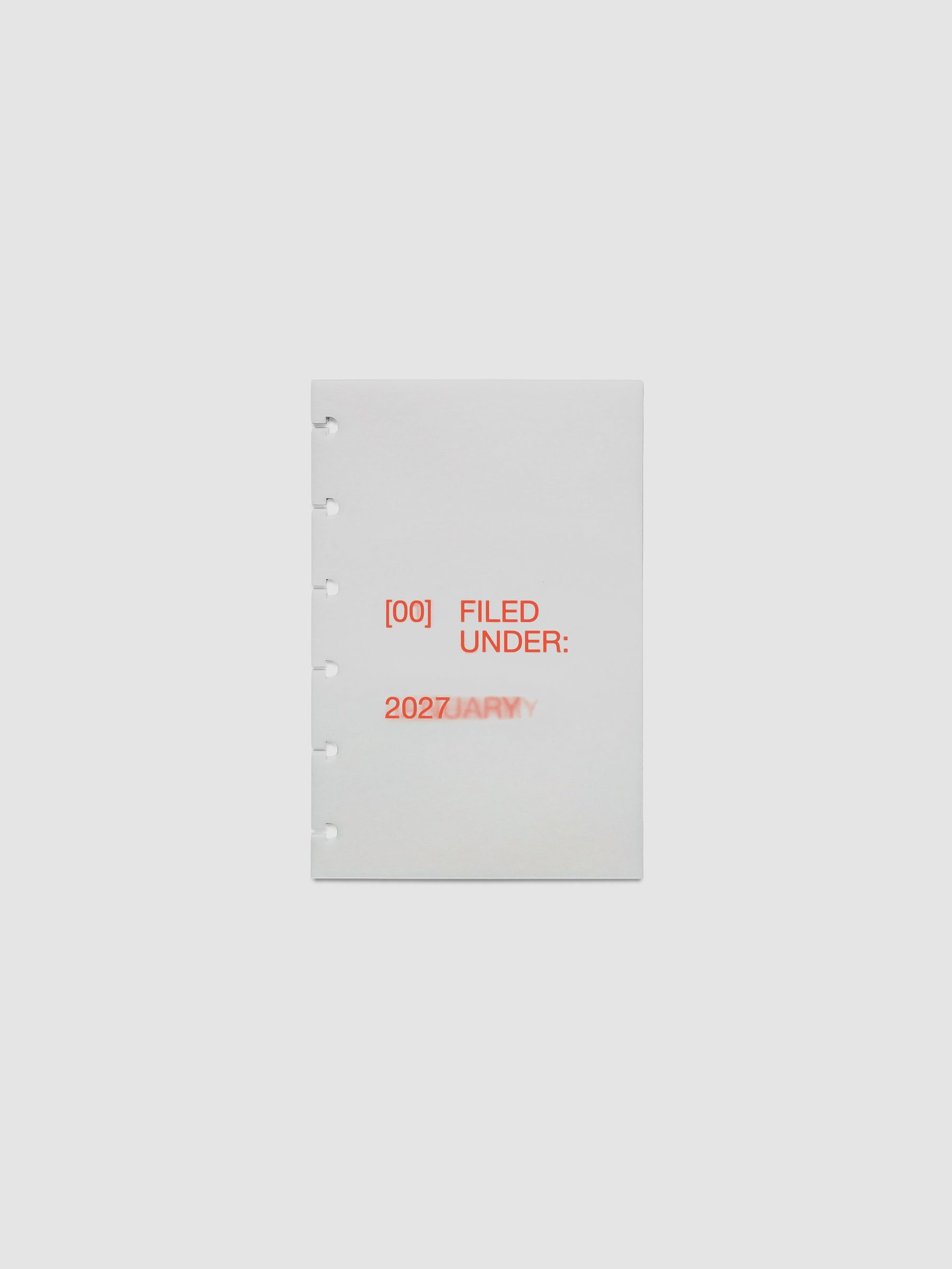 2027 Front + Monthly Dashboard Overlays, Saffron, CP Petite 6-Disc Punch, full set of 13 vellum overlays shown stacked together