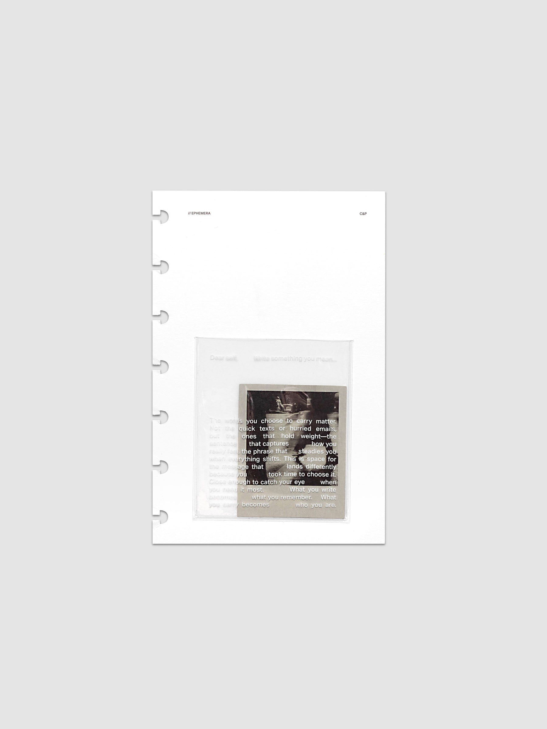 Ephemera Planner Dashboard
