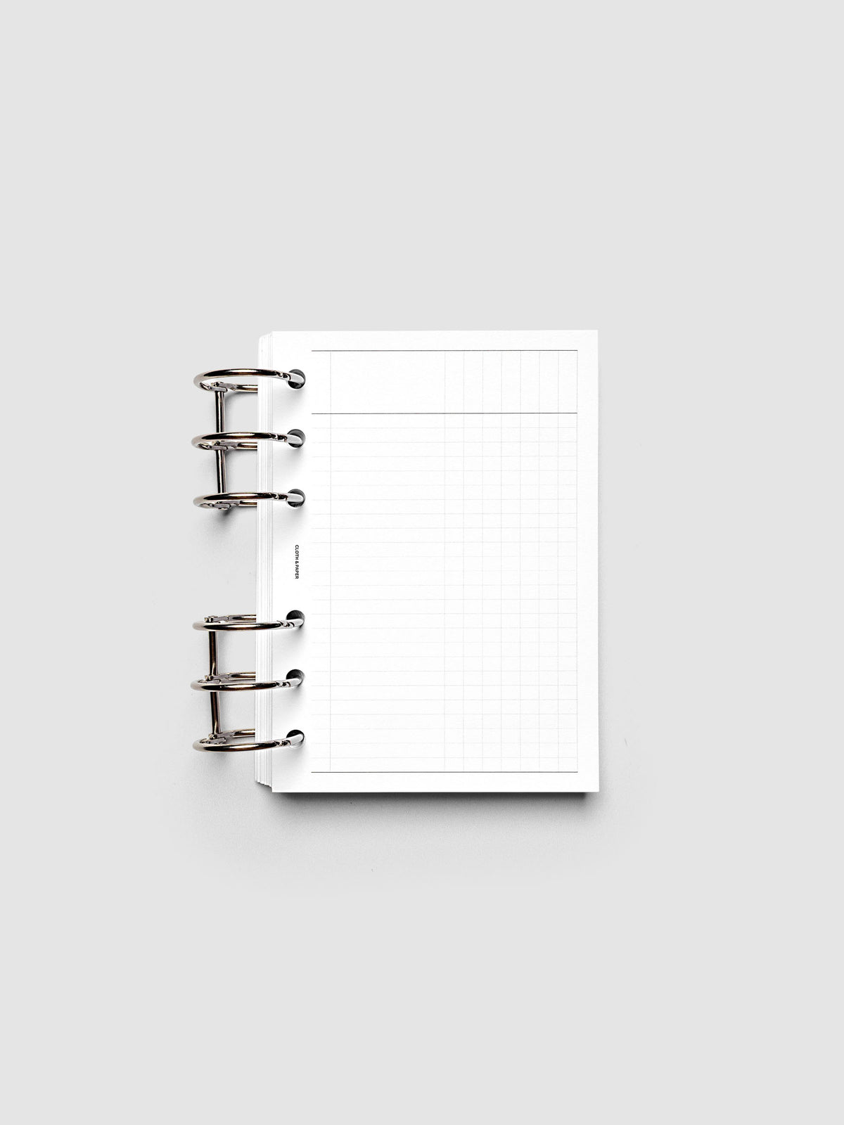 Inbox Sorting Planner Inserts shown pre-punched for 6-Ring A6 planners.