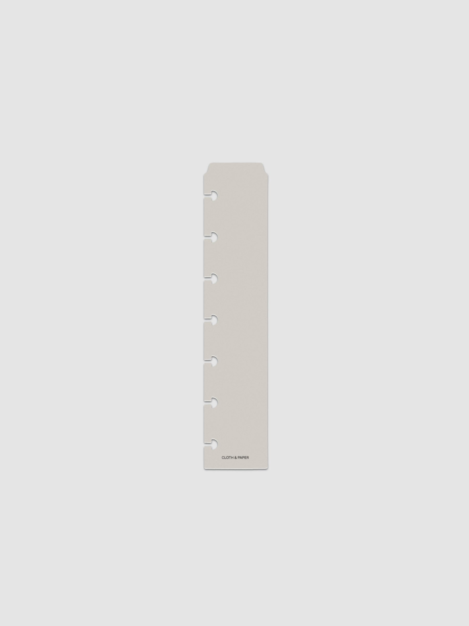 One narrow page marker in grey, shown in size HP Mini.
