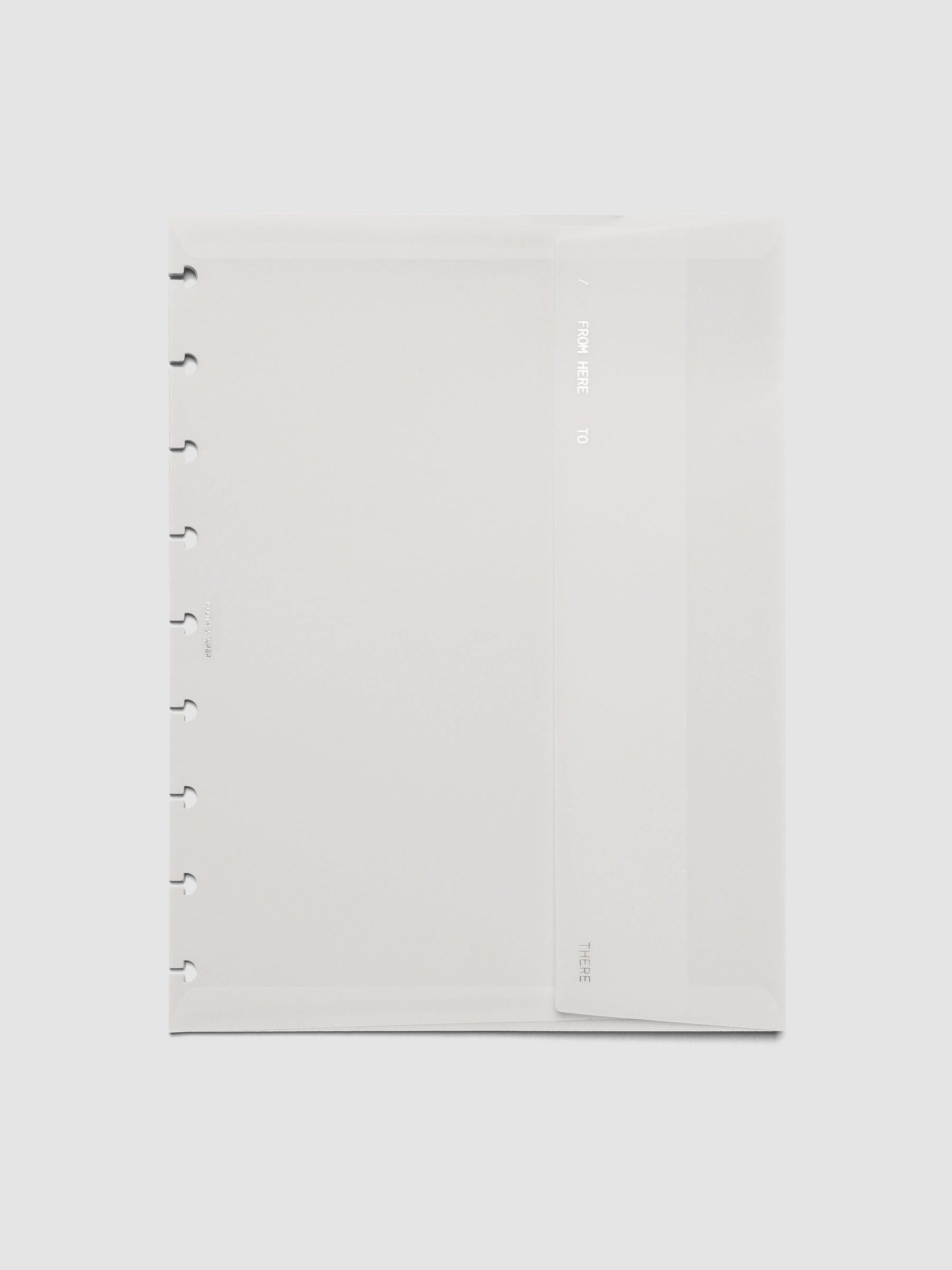 White Envelope Storage Holder shown in size HP Classic.