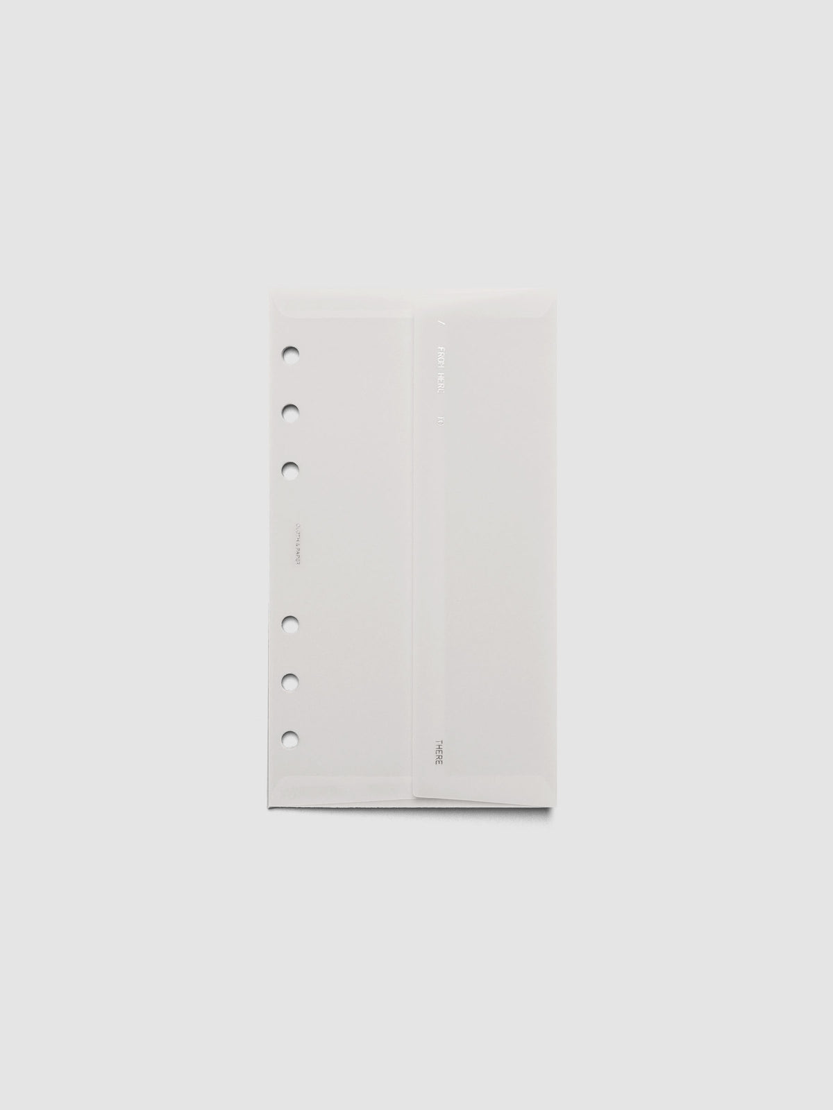 White Envelope Storage Holder shown in size Personal.