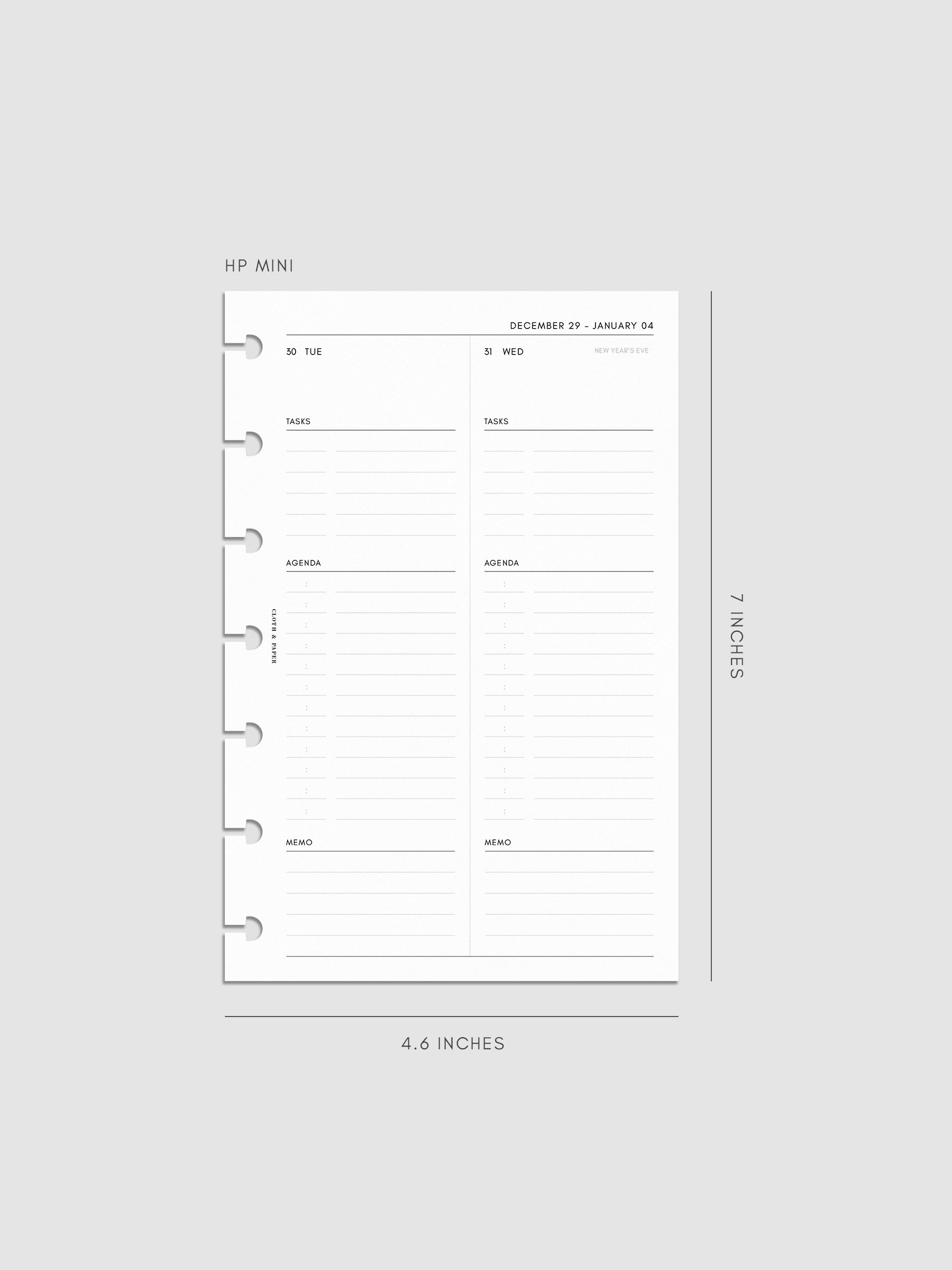 Digital mockup of insert in HP Mini.