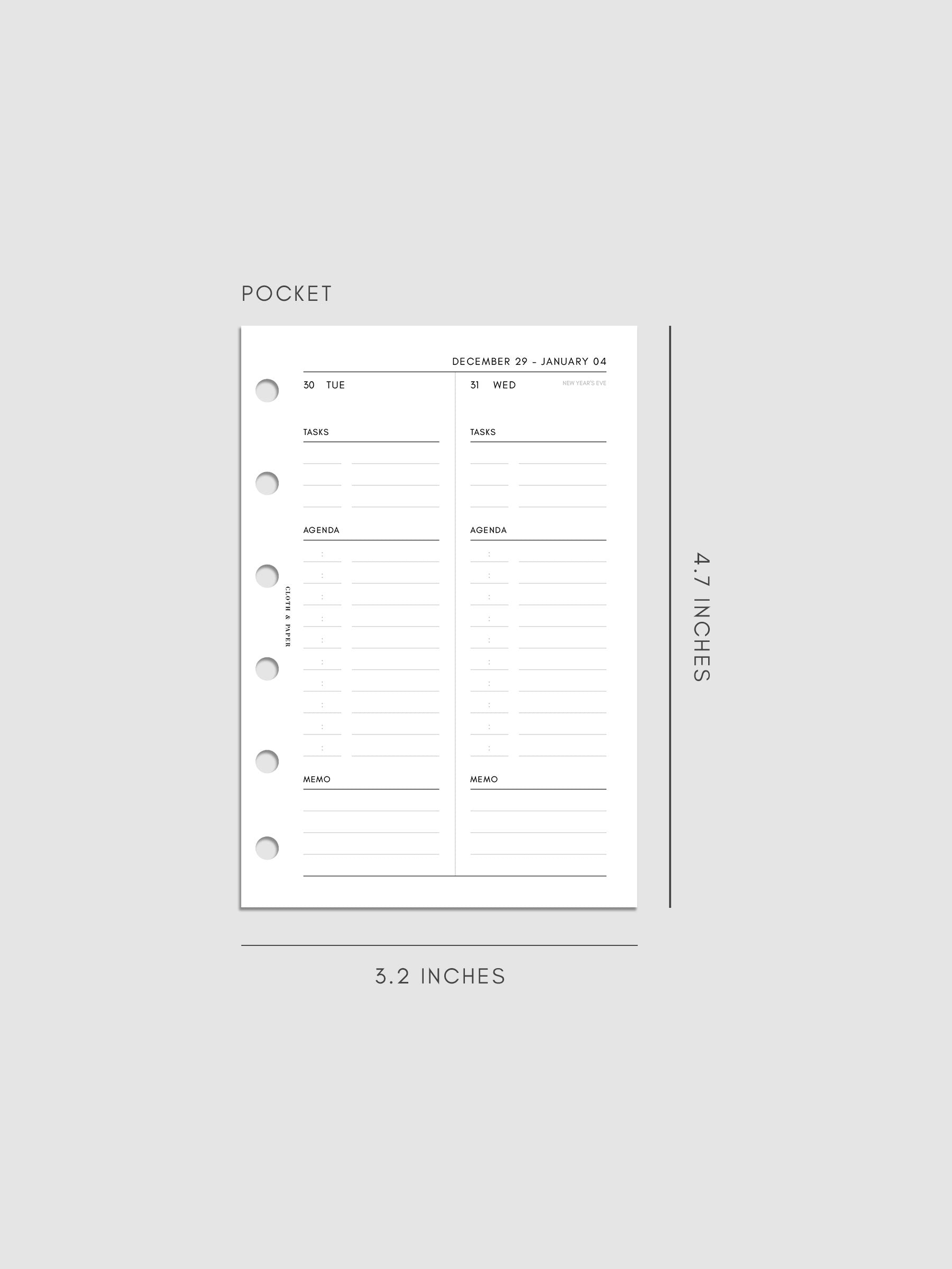 Digital mockup of insert in Pocket.