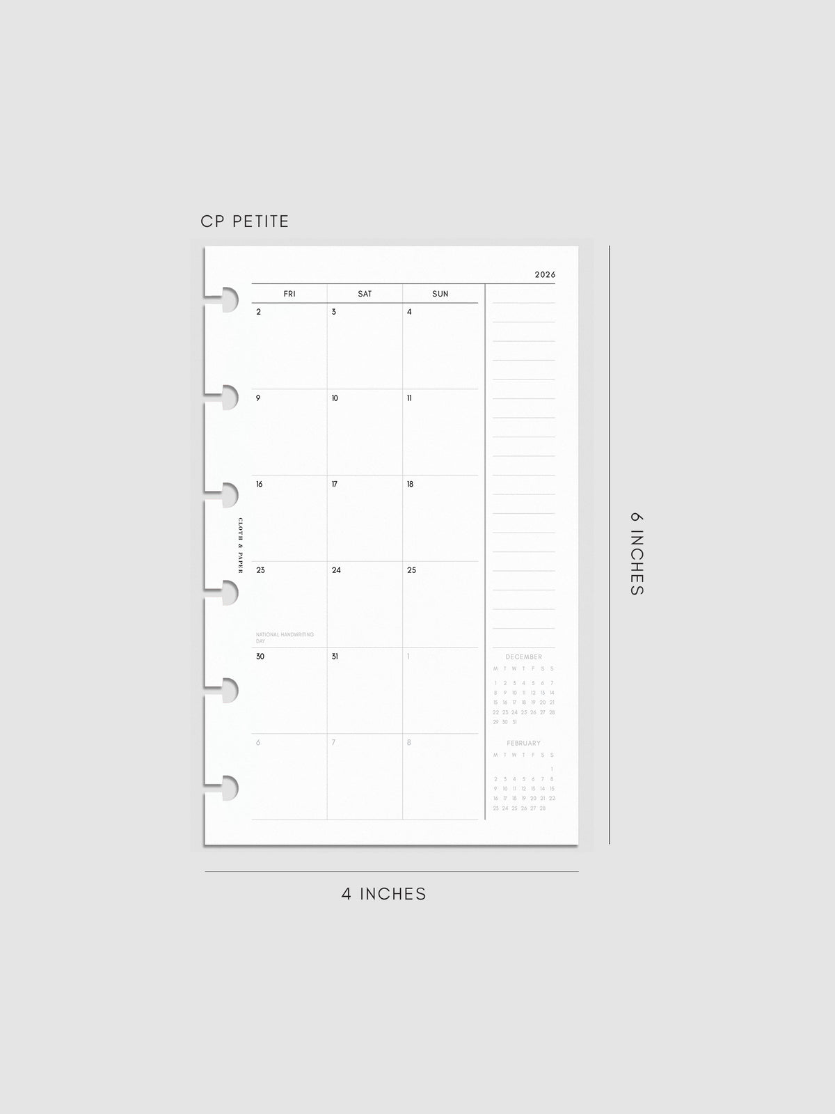 Digital mockup of insert in CP Petite.