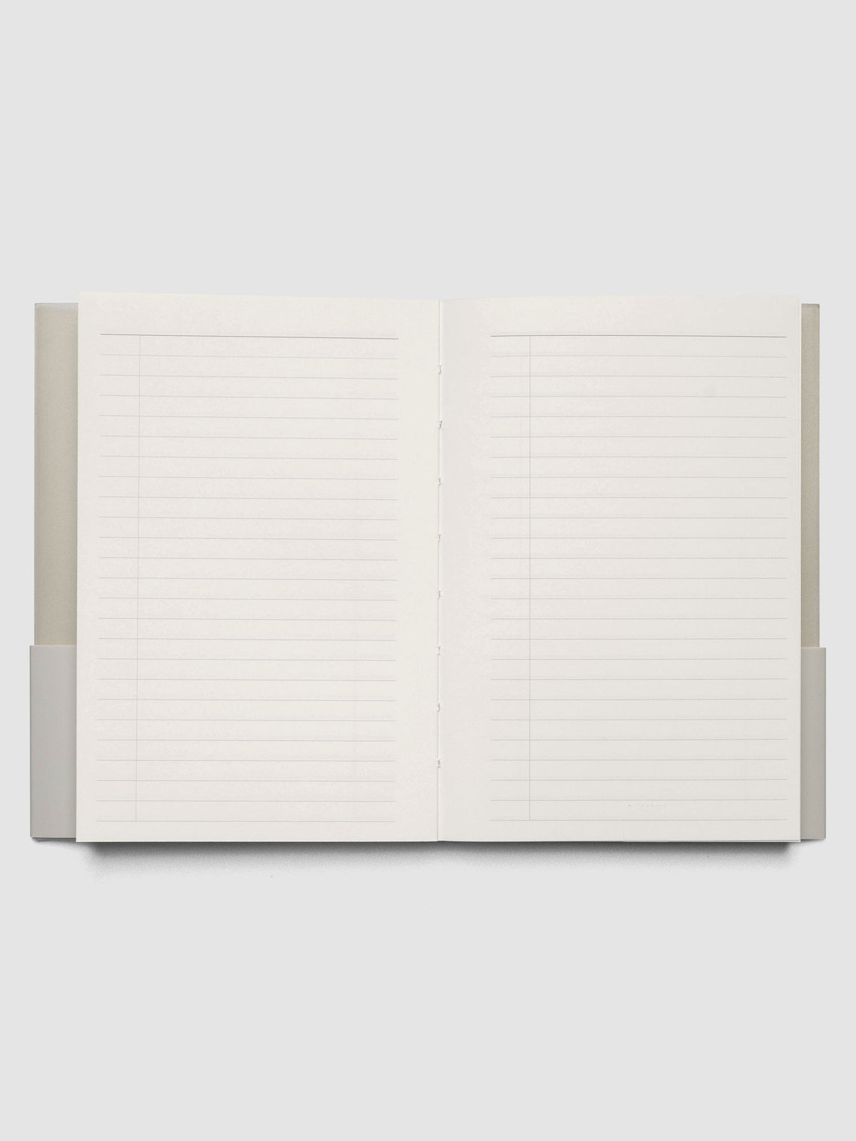 Perfect Bound Notebook | CP Petite | Task | Ristretto shown open with task layouts on both sides.