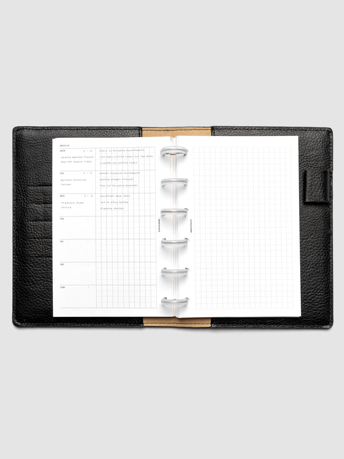 Weekly Graph Inserts in size CP Petite shown discbound.