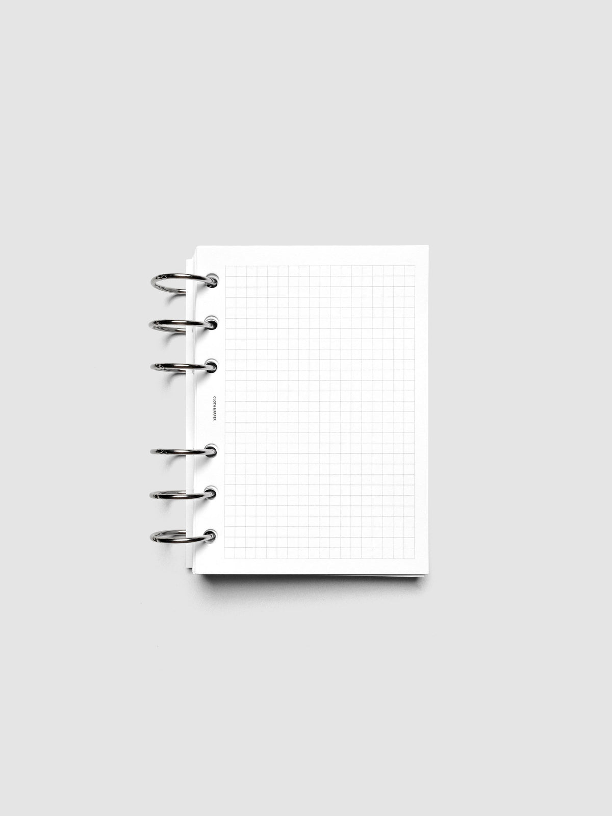 Weekly Graph Inserts in size A6 shown ring bound.