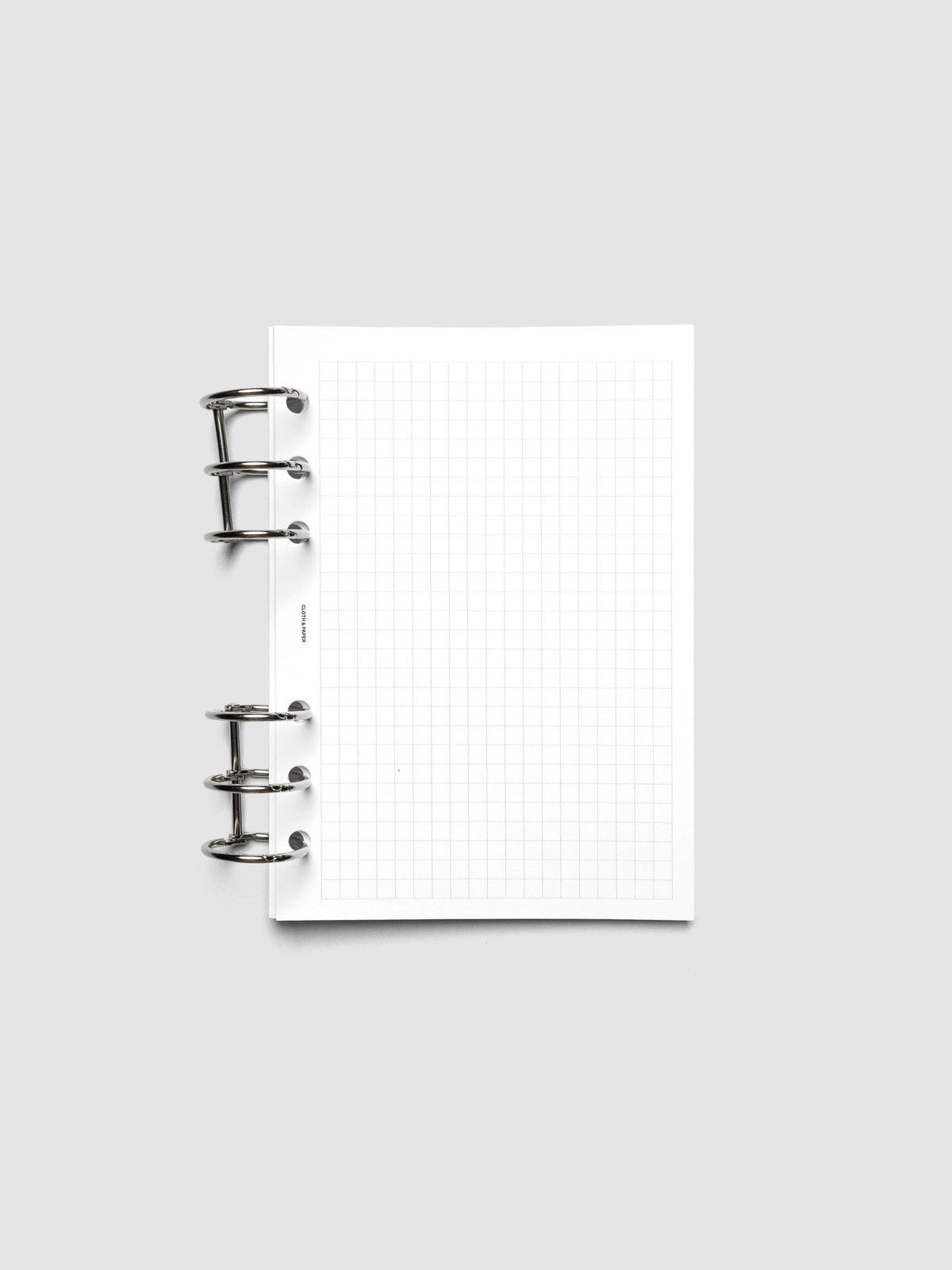 Weekly Graph Inserts in size A6 shown ring bound.