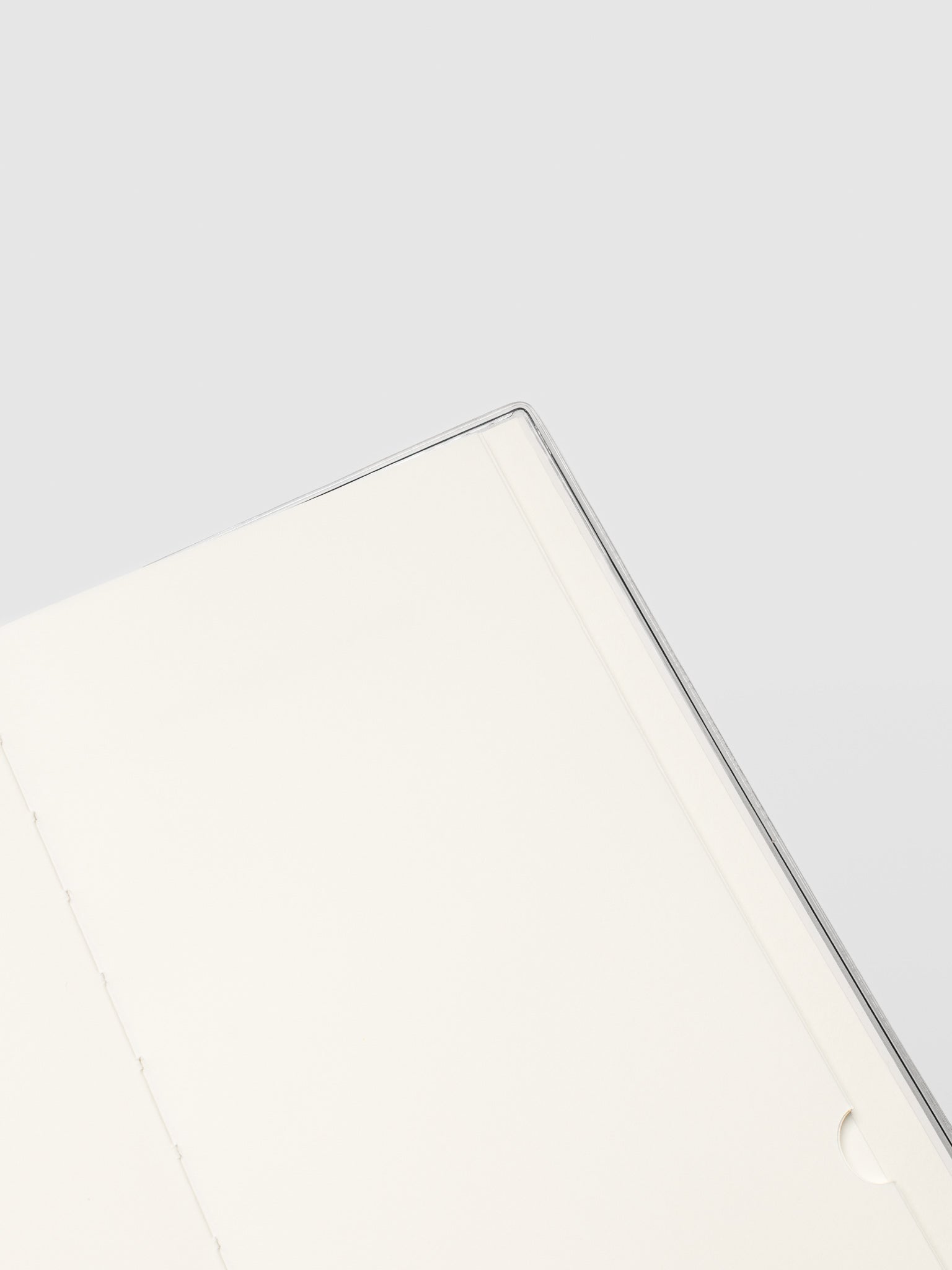 Personal Record Notebook Set, A5 Slim, close-up detail of blank pages