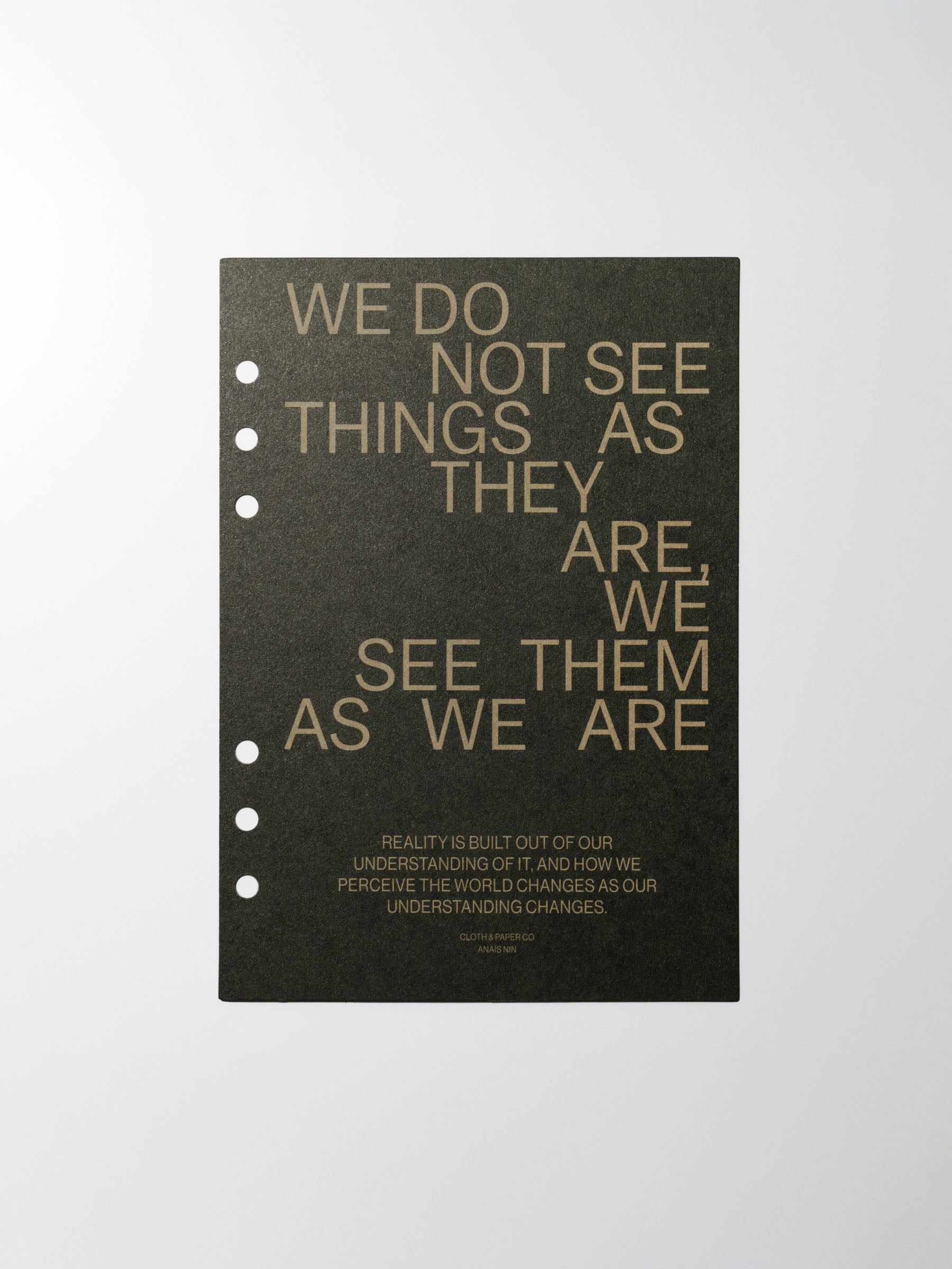 As We Are Cover + Dashboard Set in size A5 with layers showing the dashboard only.