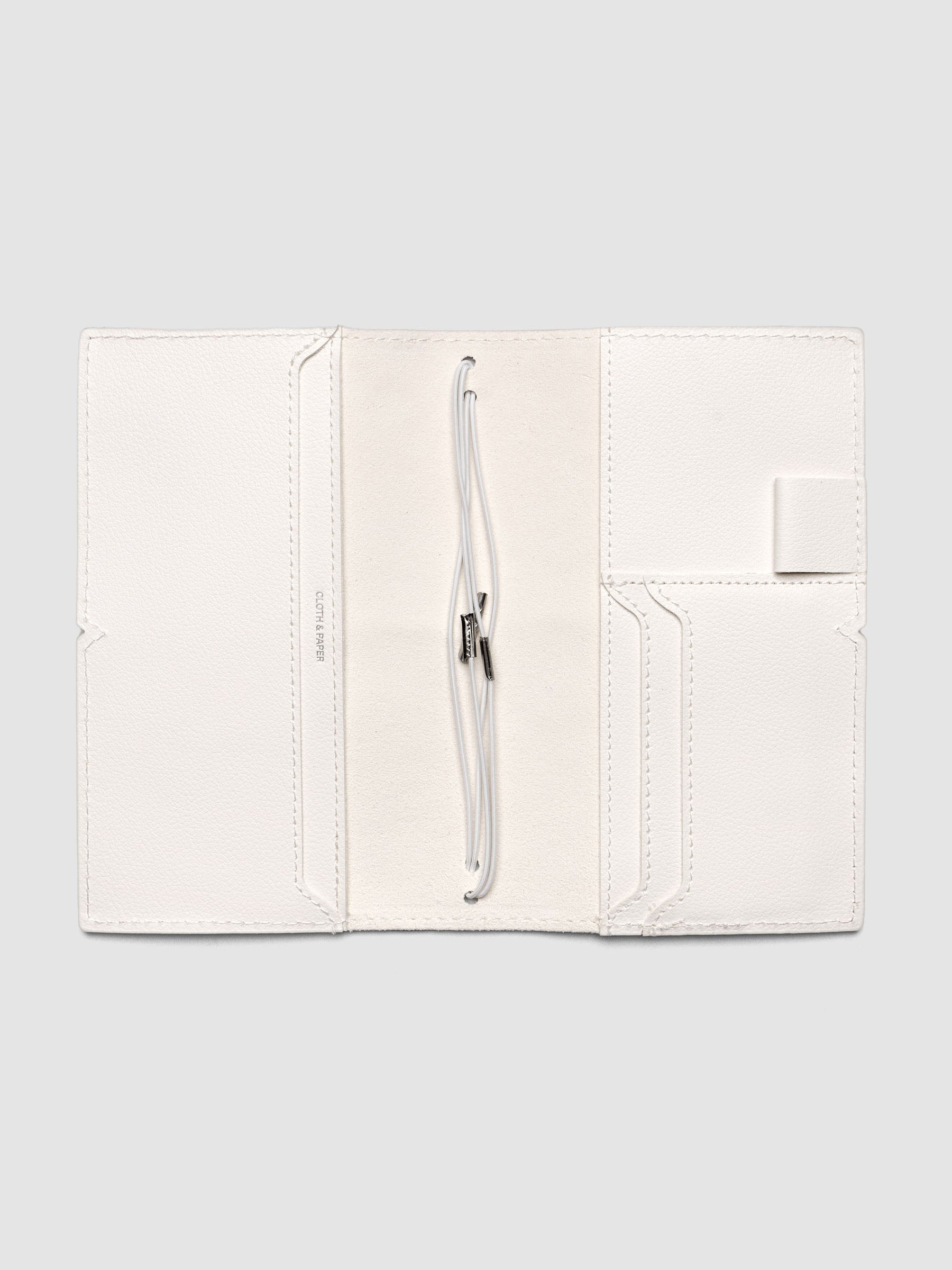 Dalmatian Pocket Plus Travel Notebook Cover showing the interior | Cloth & Paper