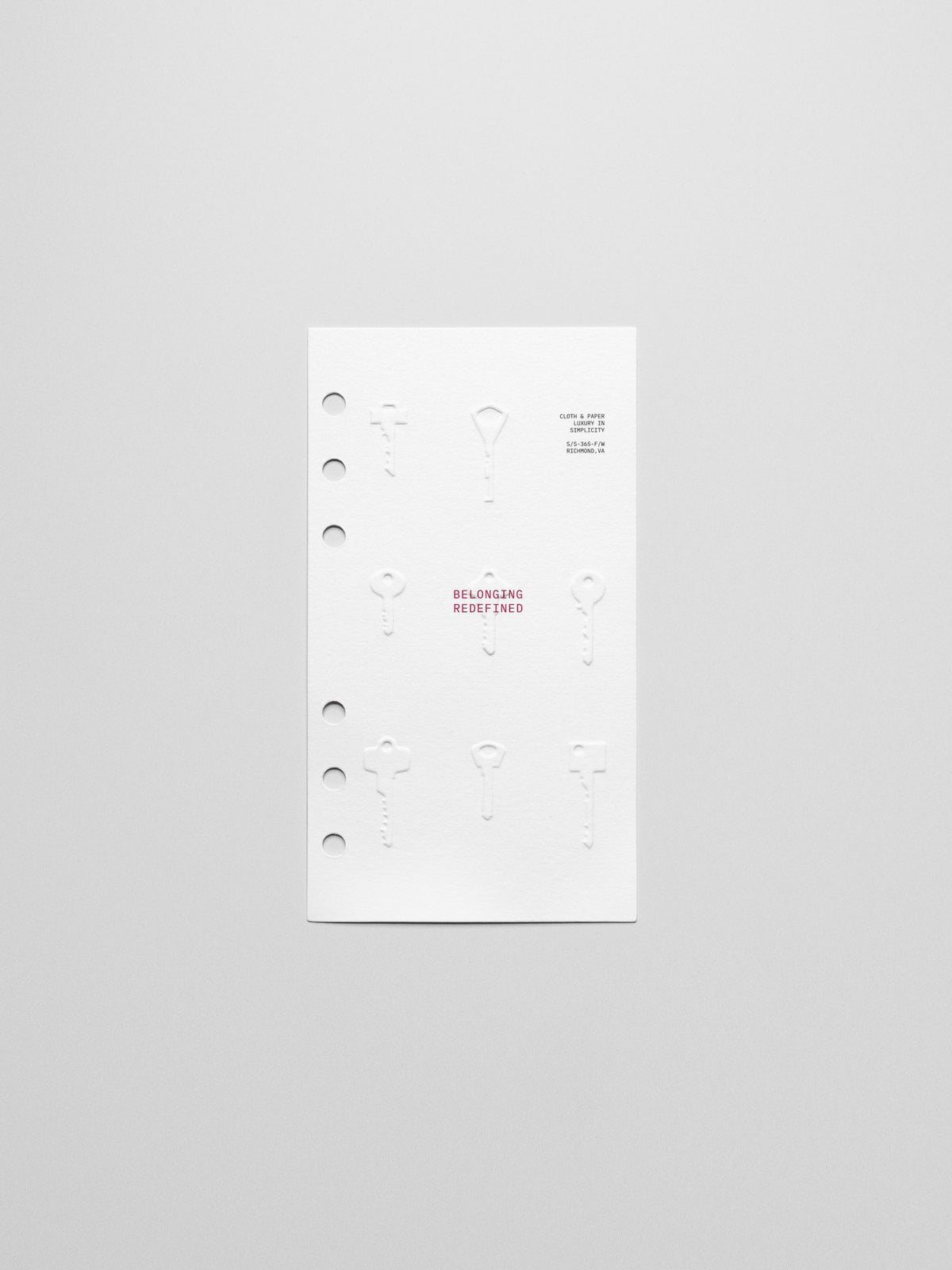 A Personal-sized Access Key Dashboard