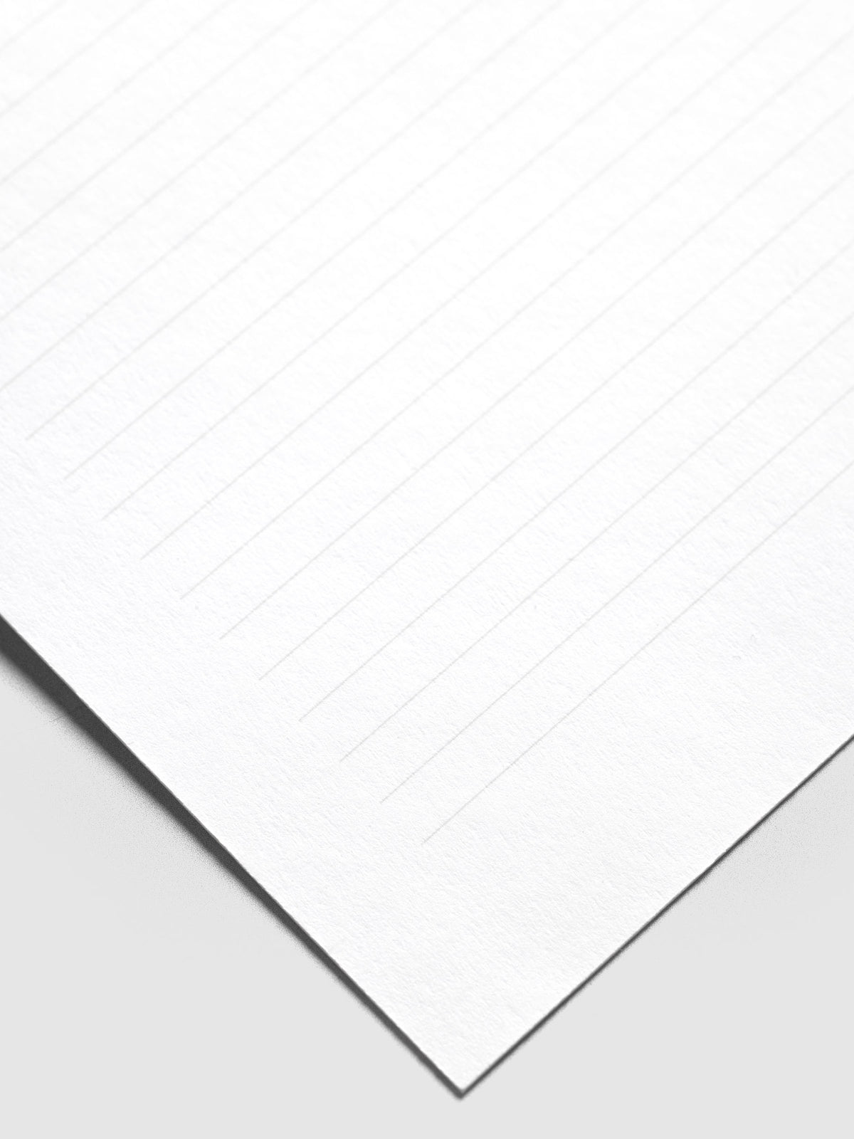 Close up of lined notes page from Letter to Your Future Self Card Set.
