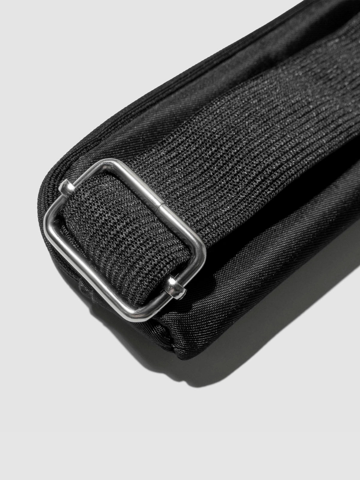 Closeup of strap on Avant Garde pouch.