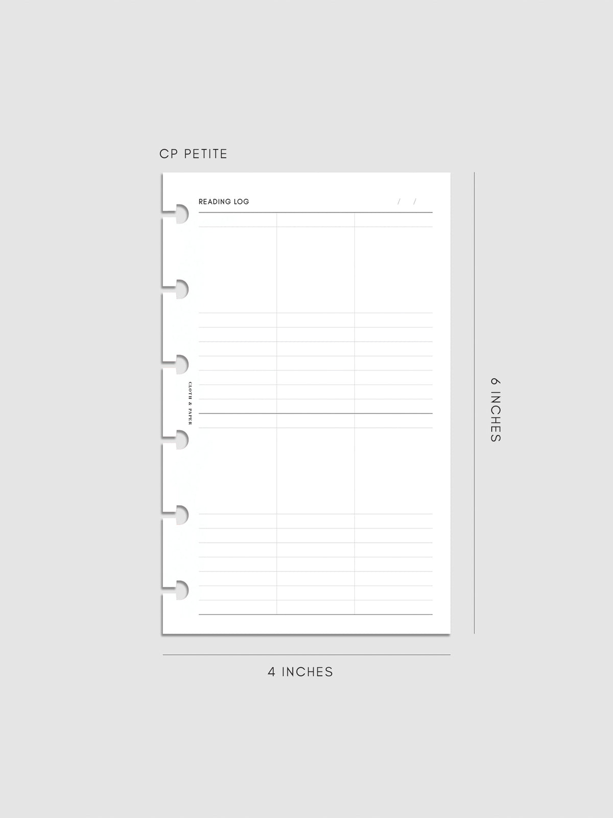 Digital mockup of insert in CP Petite. 