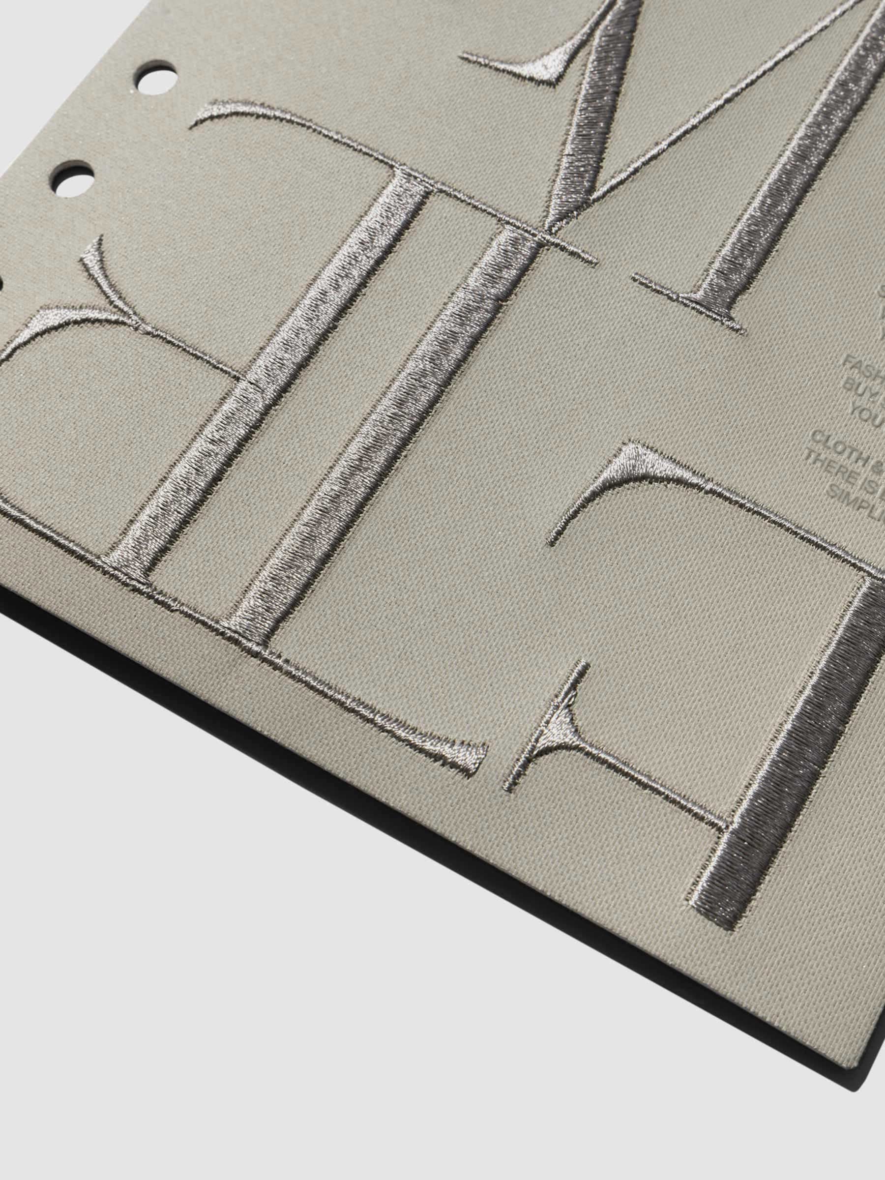 Close-up view of the A5 Ensemble Dashboard Ristretto design on white surface.