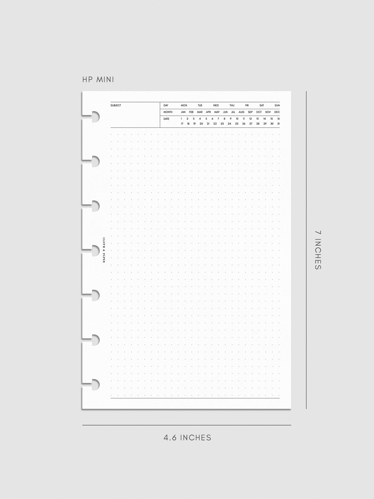 Digital mockup of insert in HP Mini.
